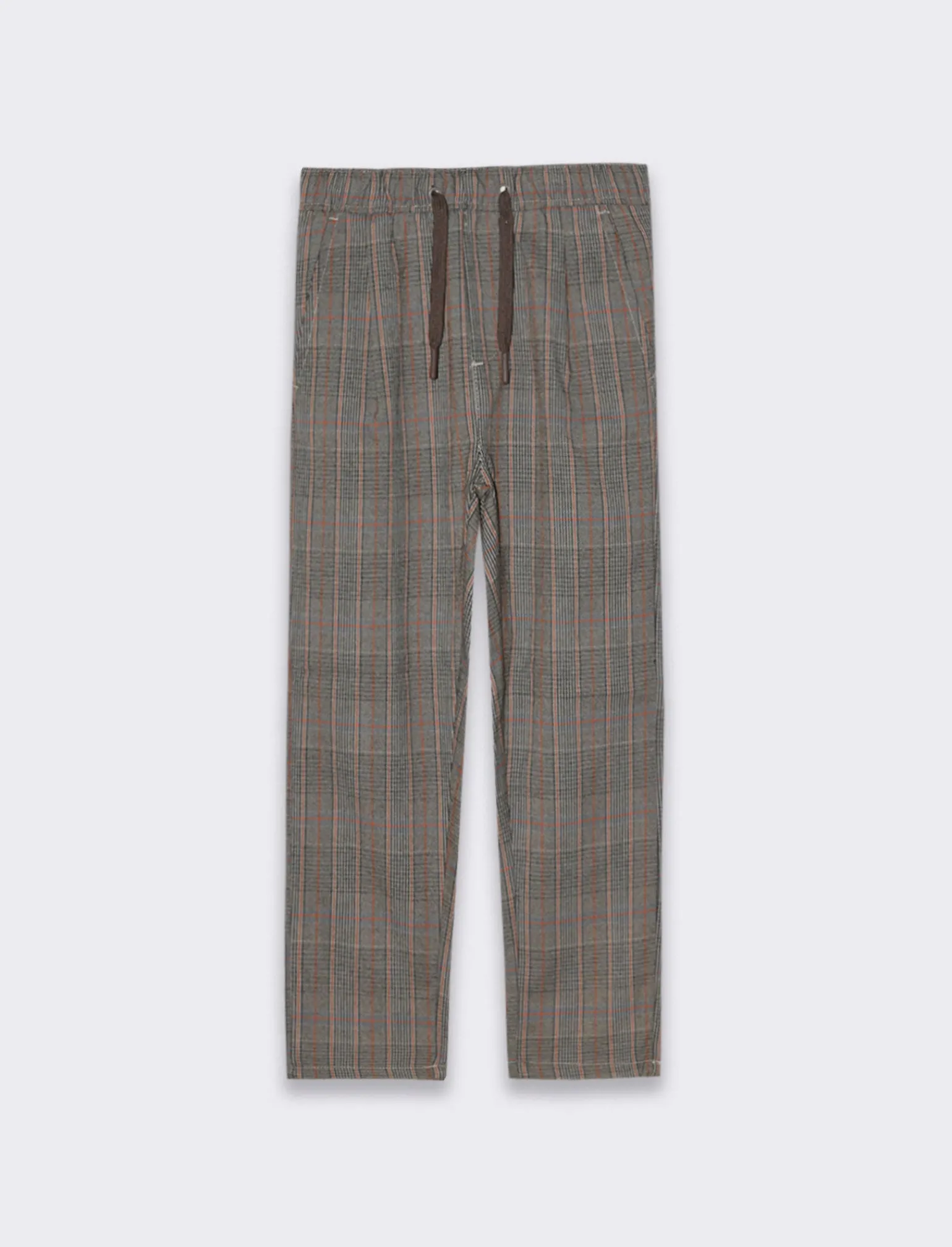 Bambino Piazza Italia Bambino | Pantaloni<Pantaloni da bambino modello jogger con fantasia a quadri - Fantasia