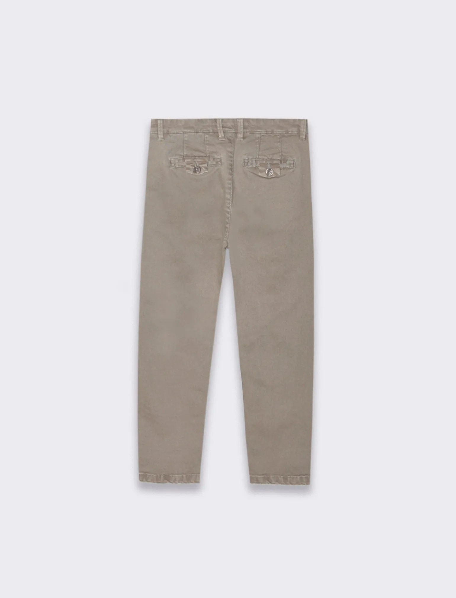 Bambino Piazza Italia Bambino | Pantaloni<Pantaloni da bambino vestibilità regolare tinta a freddo con abrasioni sul davanti -