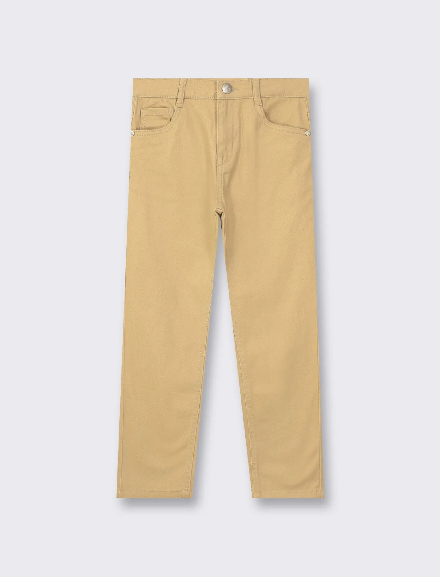 Bambino Piazza Italia Bambino | Pantaloni<Pantaloni in cotone elastico in 5 tasche, con patch posteriore, disponibile in 4 varianti colore -