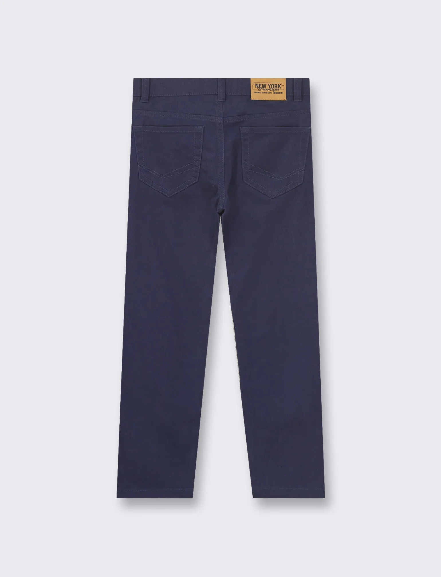 Bambino Piazza Italia Bambino | Pantaloni<Pantaloni in cotone elastico in 5 tasche, con patch posteriore, disponibile in 4 varianti colore -