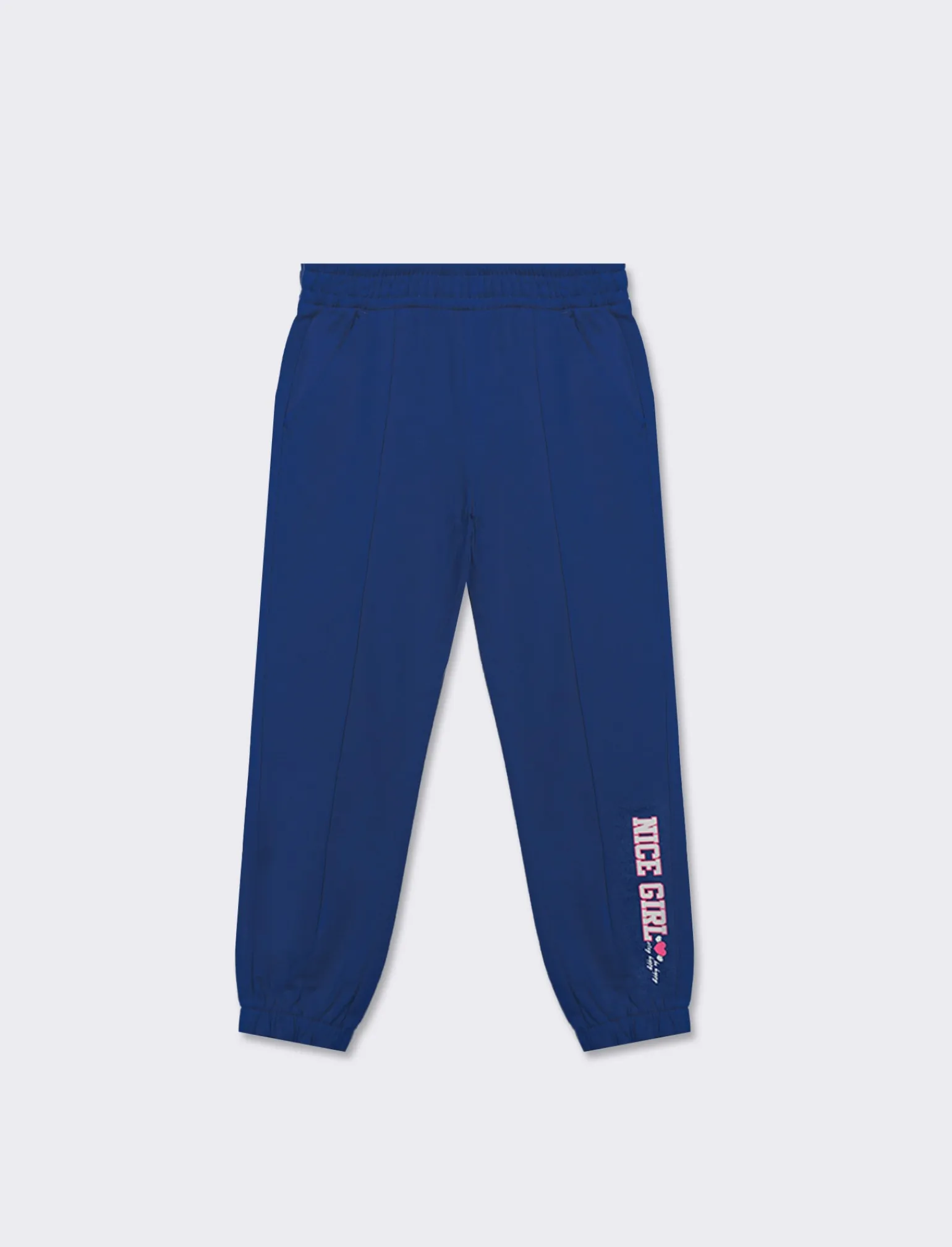 Piazza Italia Bambina | Leggings E Jogger<Pantaloni in felpa di cotone con elastico in vita e al fondo e tagli frontali - Avion