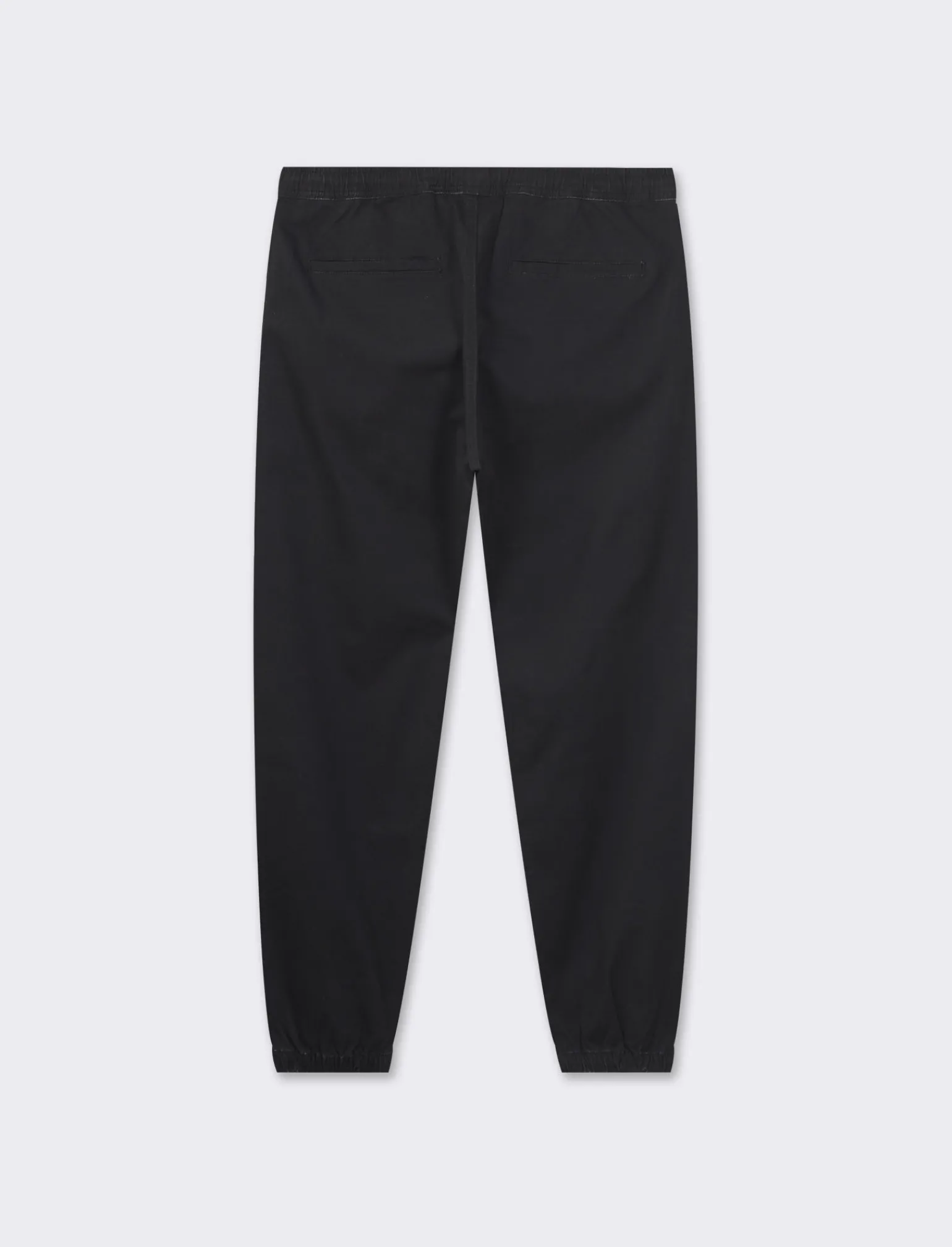 Uomo Piazza Italia Uomo | Pantaloni<Pantaloni in twill con vita elasticizzata regolabile con laccio. Tasche anteriori e dettaglio di tas -