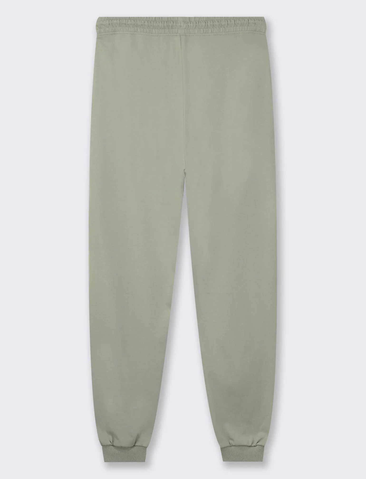 Donna Piazza Italia Donna | Pantaloni<Pantaloni jogger in jersey di cotone conlaccetto in vita - Verdino