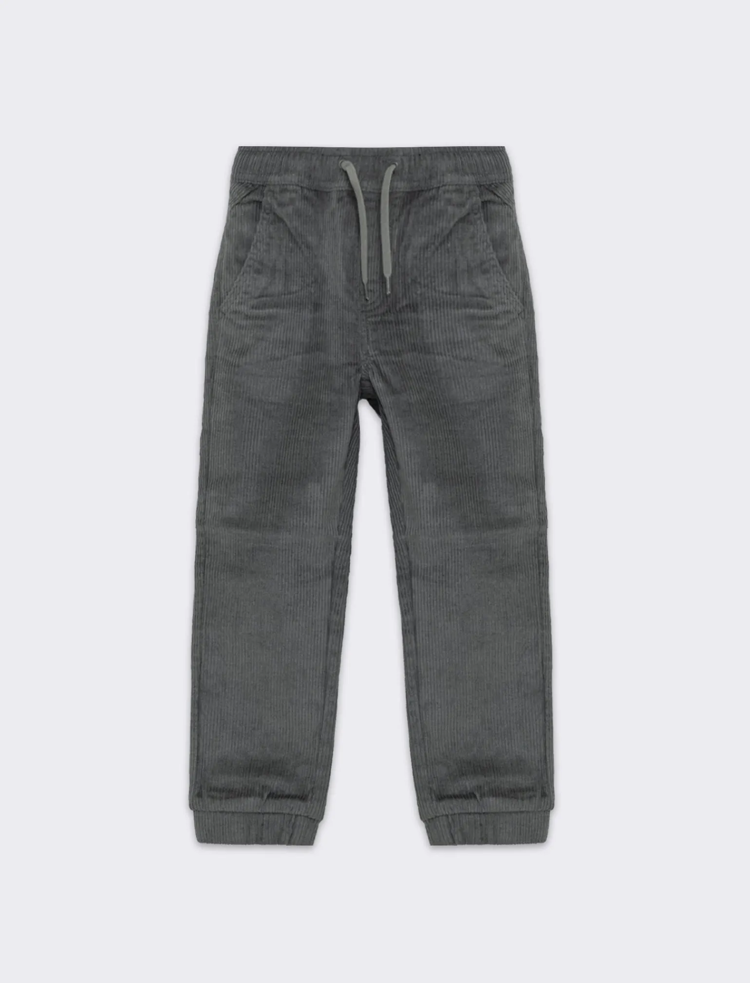 Bambino Piazza Italia Bambino | Pantaloni<Pantaloni jogger in velluto con coulizze in vita - Verde militare