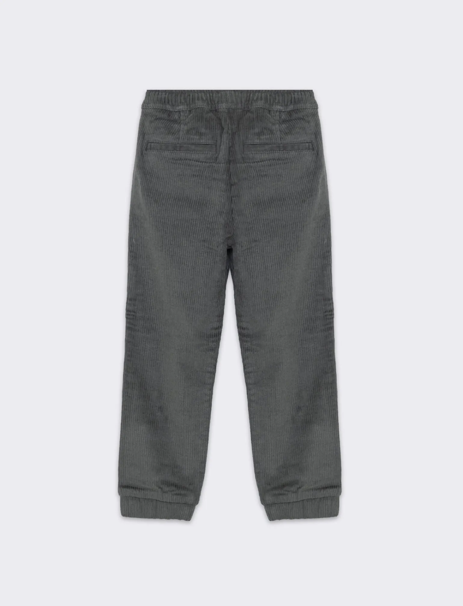Bambino Piazza Italia Bambino | Pantaloni<Pantaloni jogger in velluto con coulizze in vita - Verde militare