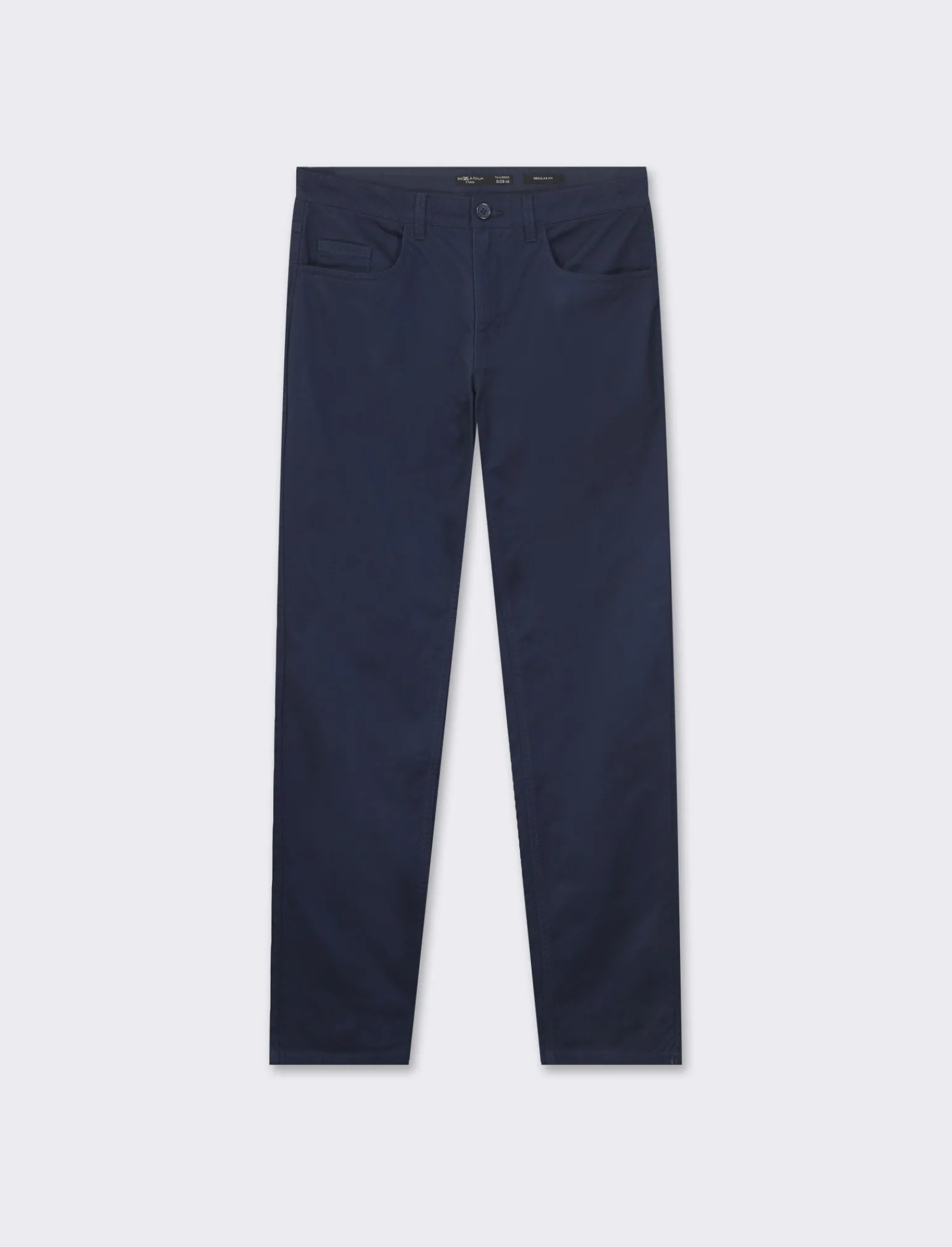 Uomo Piazza Italia Uomo | Pantaloni<Pantaloni regular fit cinque tasche.Tessuto twill 100% cotone -