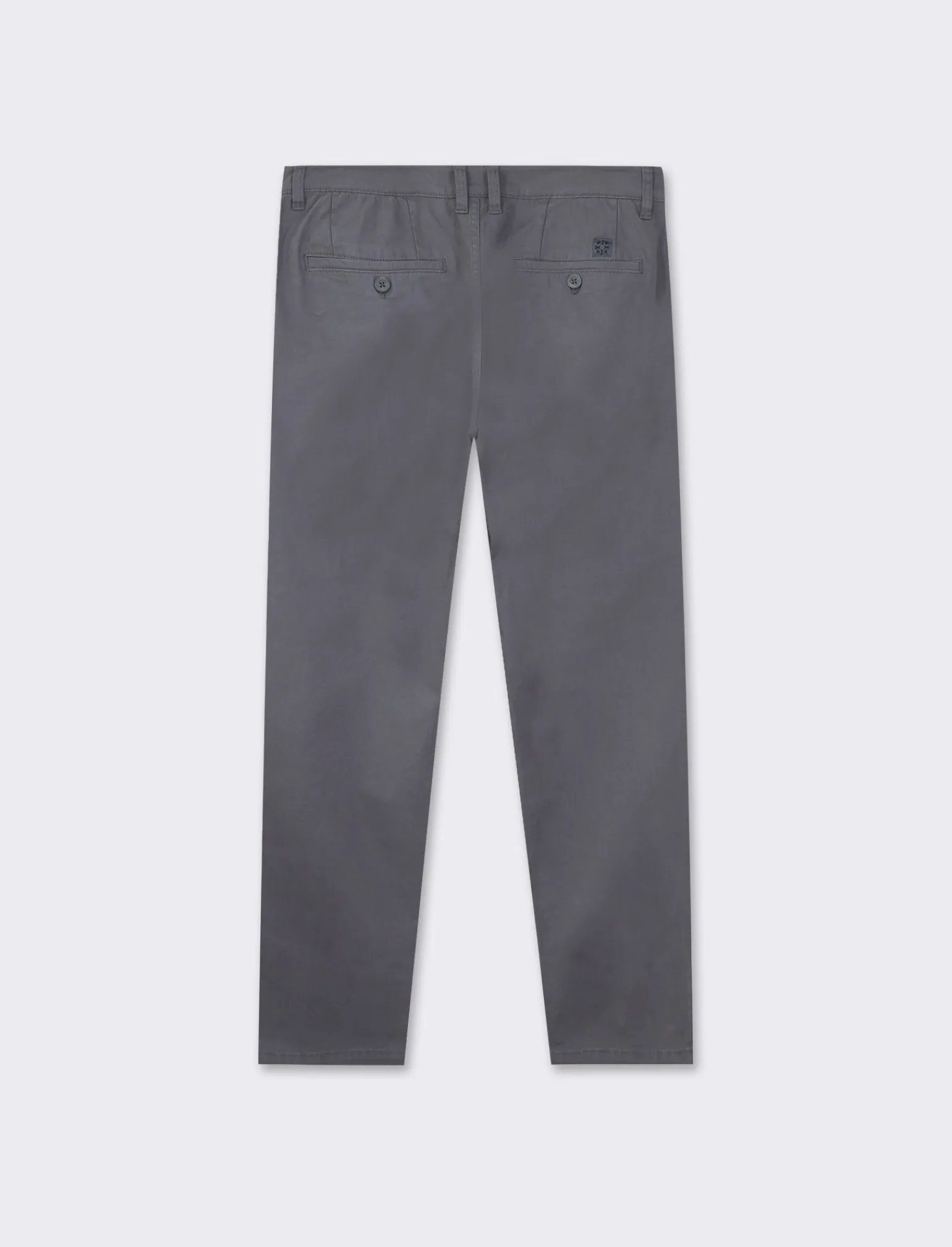 Uomo Piazza Italia Pantaloni<Pantaloni slim fit, modello chino in tessuto twill cotone elasticizzato, effetto leggermente slavato - Avion