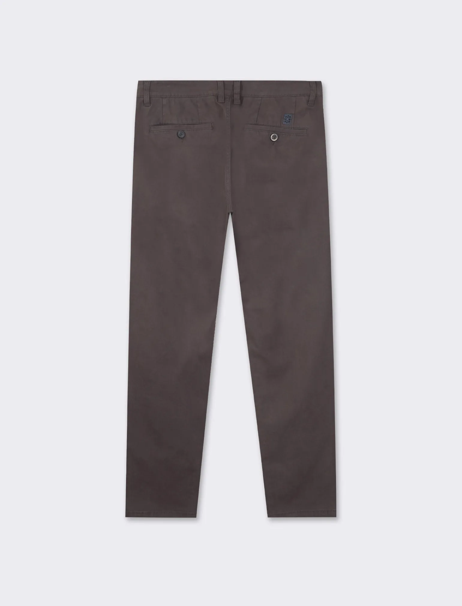 Uomo Piazza Italia Pantaloni<Pantaloni slim fit, modello chino in tessuto twill cotone elasticizzato, effetto leggermente slavato - antracite