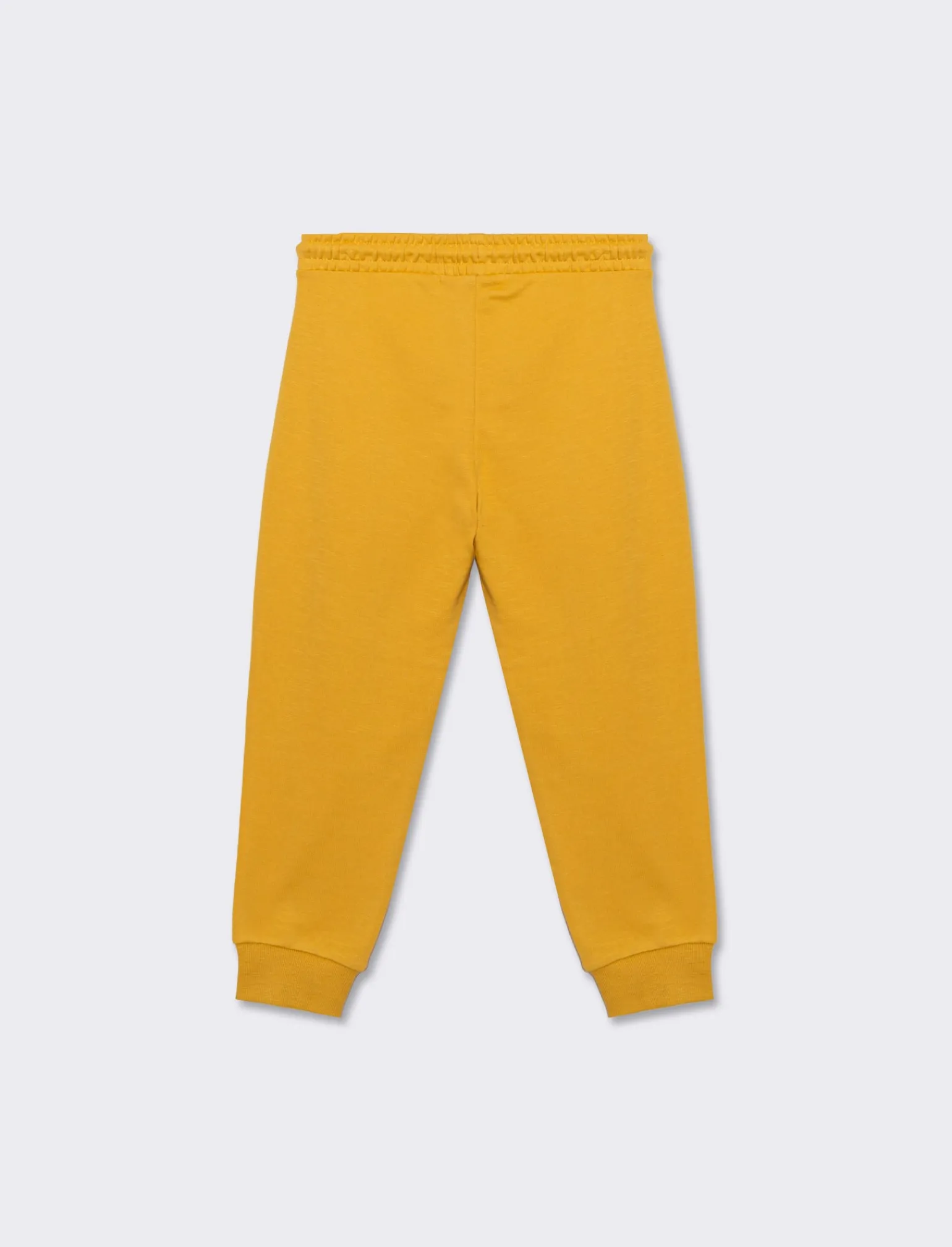 Bambino Piazza Italia Bambino | Leggings E Jogger<Pantaloni sportivi con coulisse e applicazione etichetta con tasche e tagli - Ocra