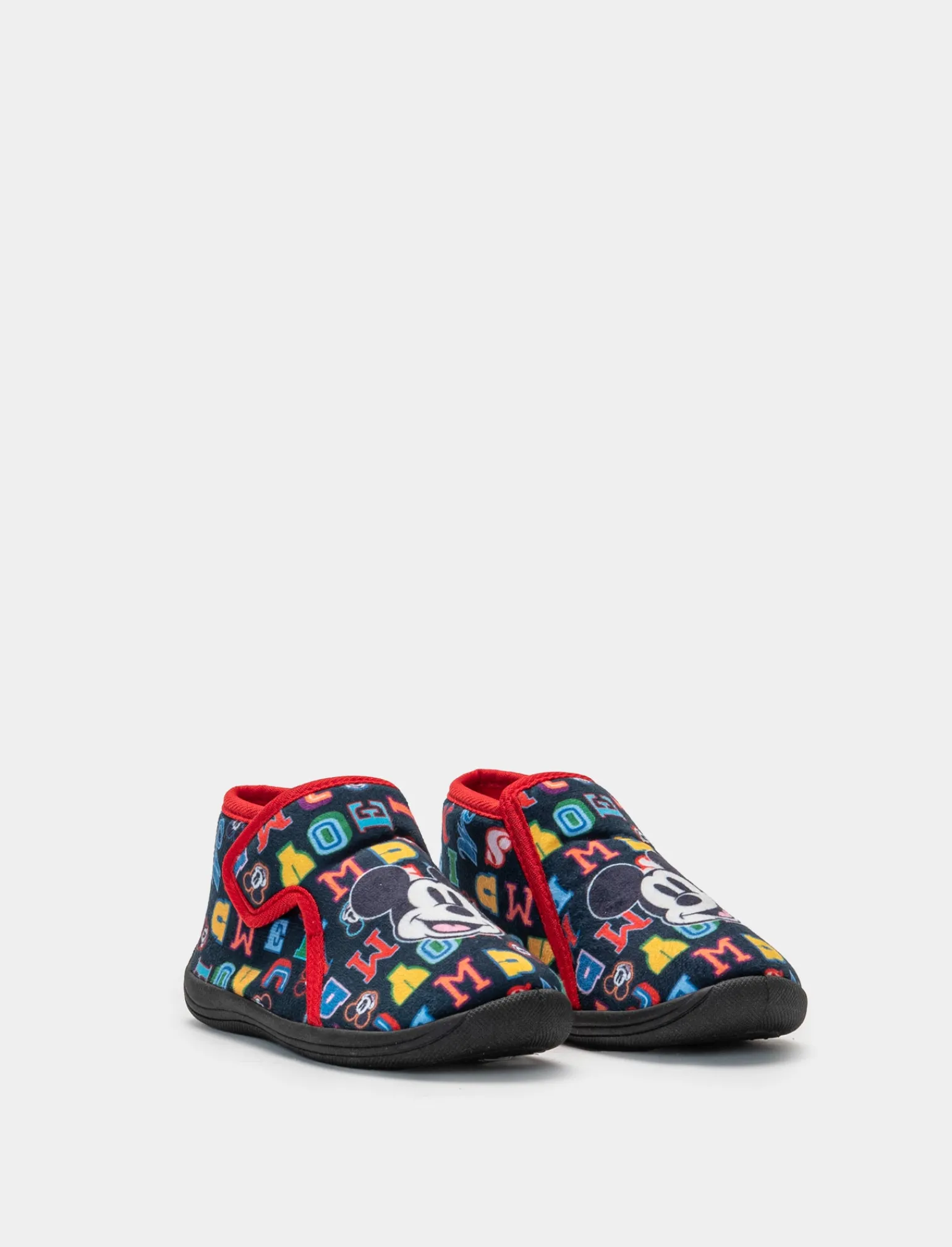 Bambino Piazza Italia Pantofole<Pantofola con strappo in tessuto con stampa Mickey Mouse -