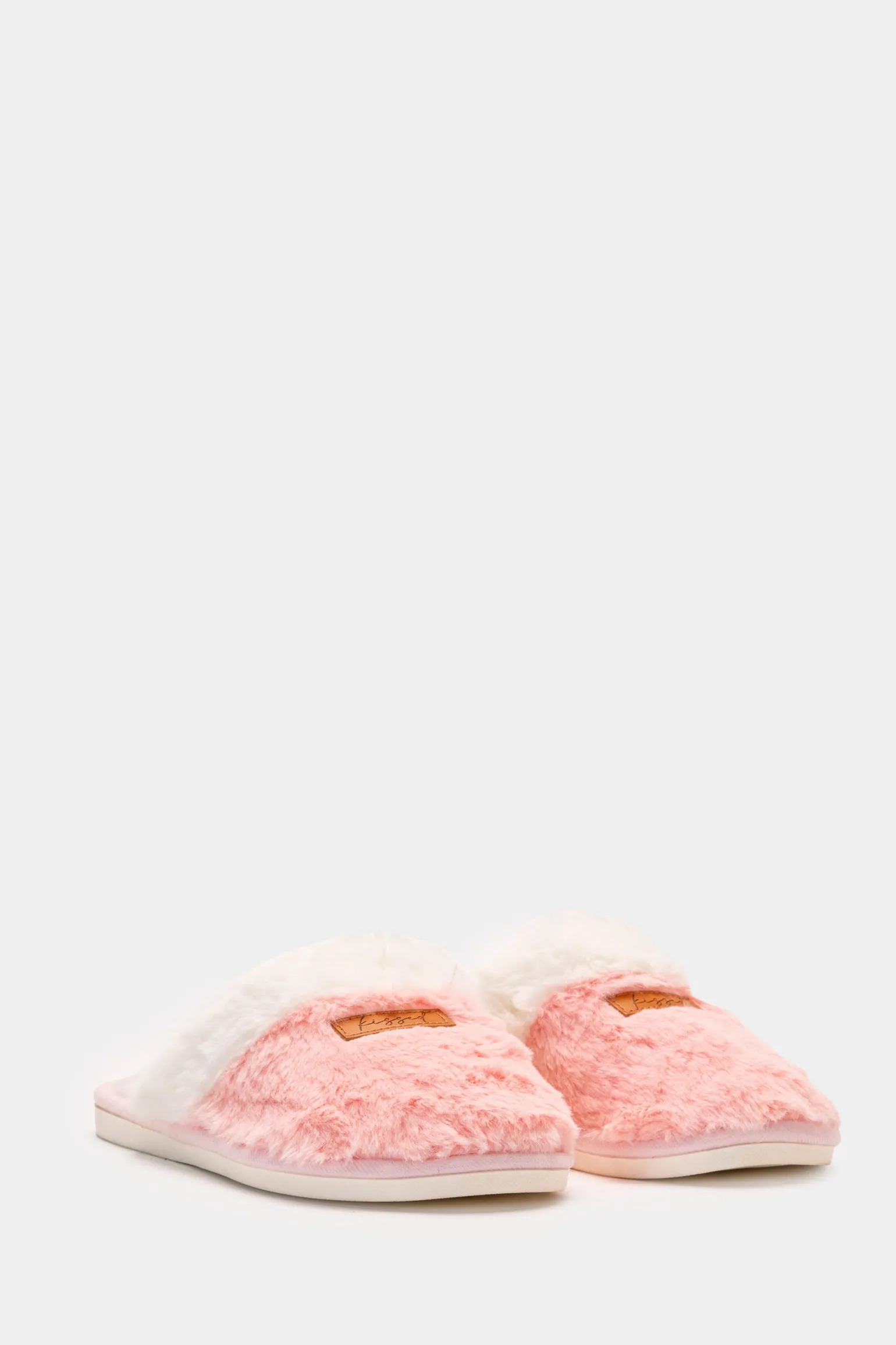 Donna Piazza Italia Pantofole<Pantofola in tessuto furry, in due varianti colore -