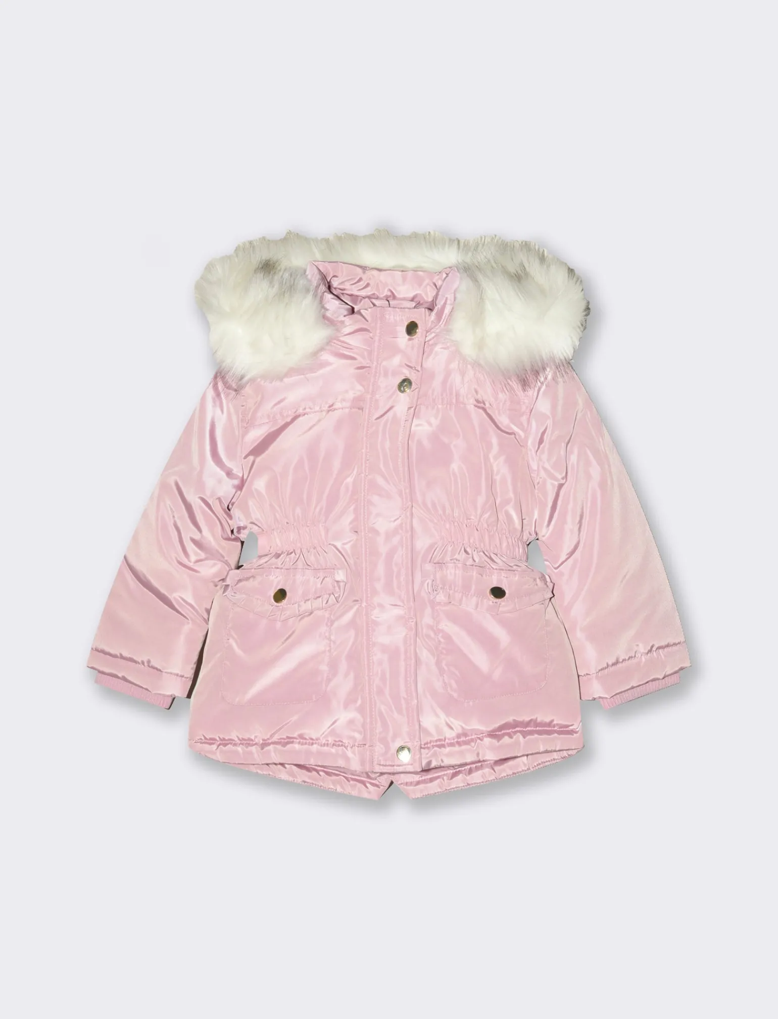 Piazza Italia Neonata<Parka con cappuccio e pelliccia -