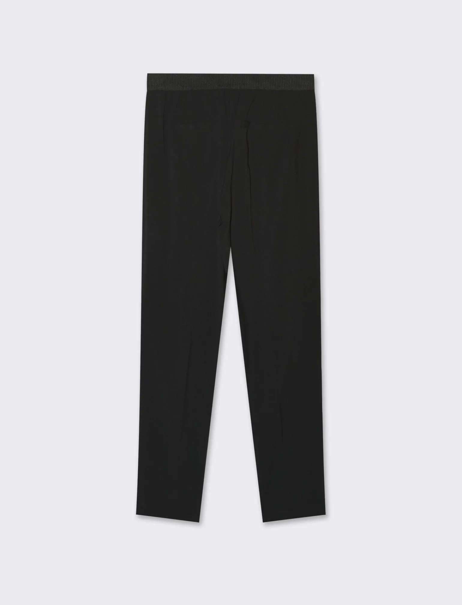 Donna Piazza Italia Donna | Pantaloni<Patalone taglio formale vestibilità straight con elastico jaquard -