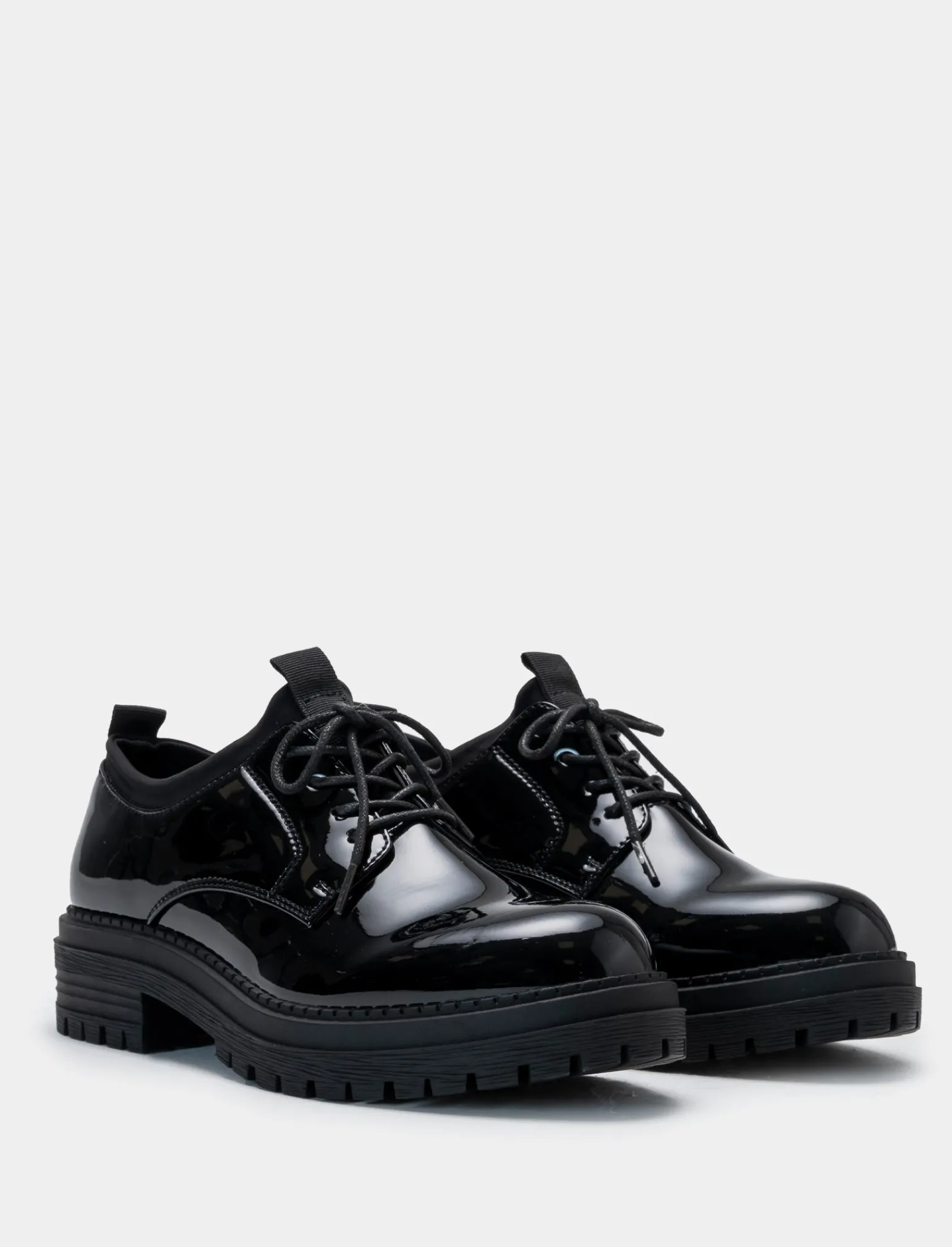 Donna Piazza Italia Donna | Stringate<Scarpa stringata di vernice con fondo roccia -