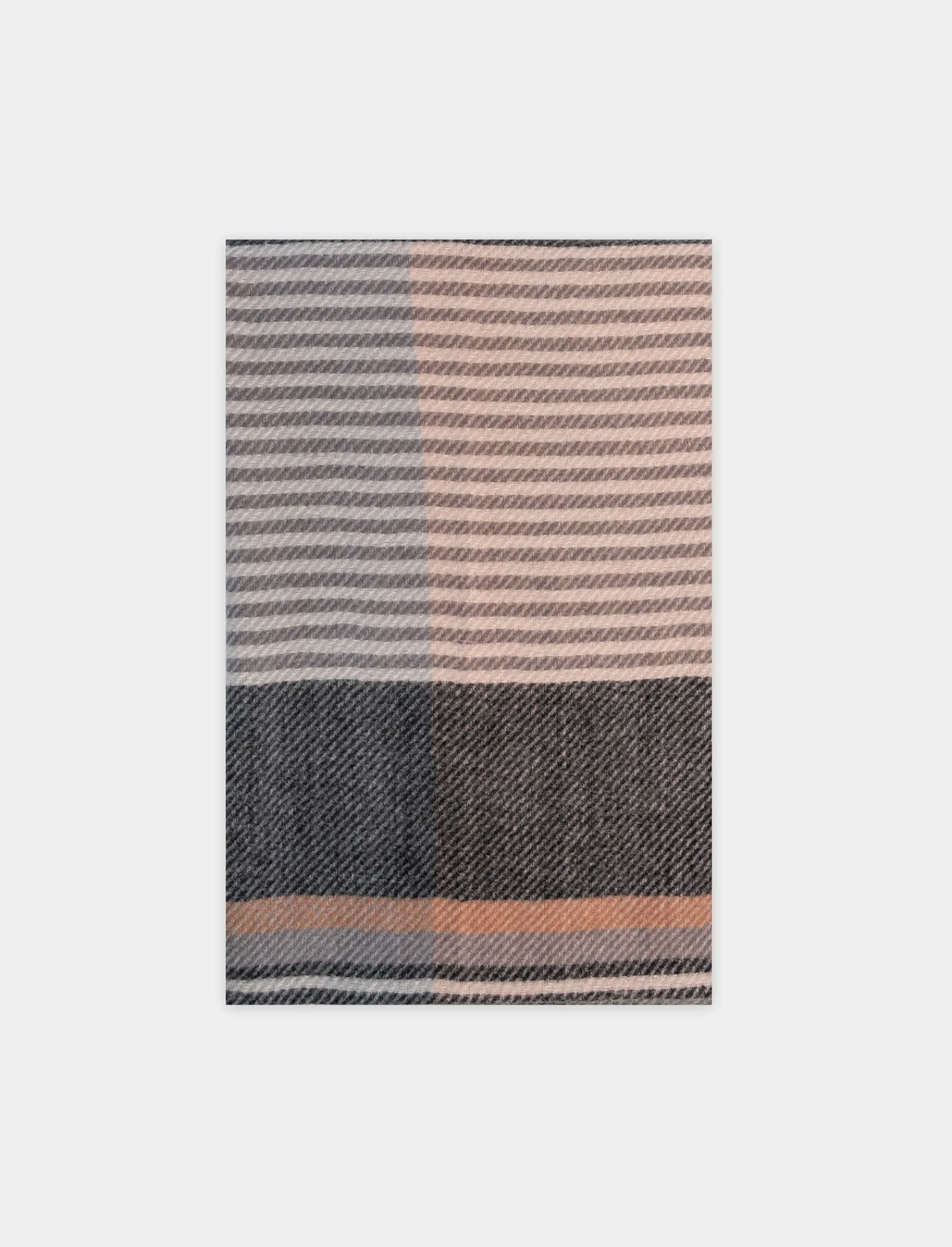 Donna Piazza Italia Foulard E Sciarpe<Sciarpa da donna a quadri con frange -