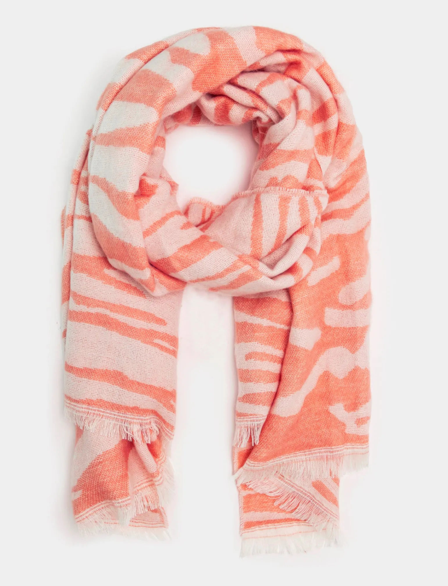 Donna Piazza Italia Foulard E Sciarpe<Sciarpa da donna con disegno goffrato -