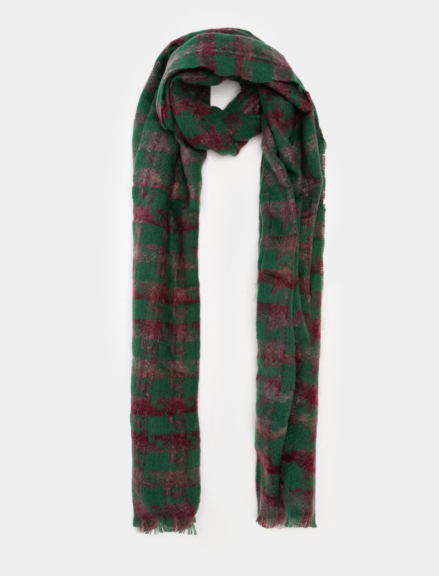 Uomo Piazza Italia Foulard E Sciarpe<Sciarpa da uomo in piè de poul -