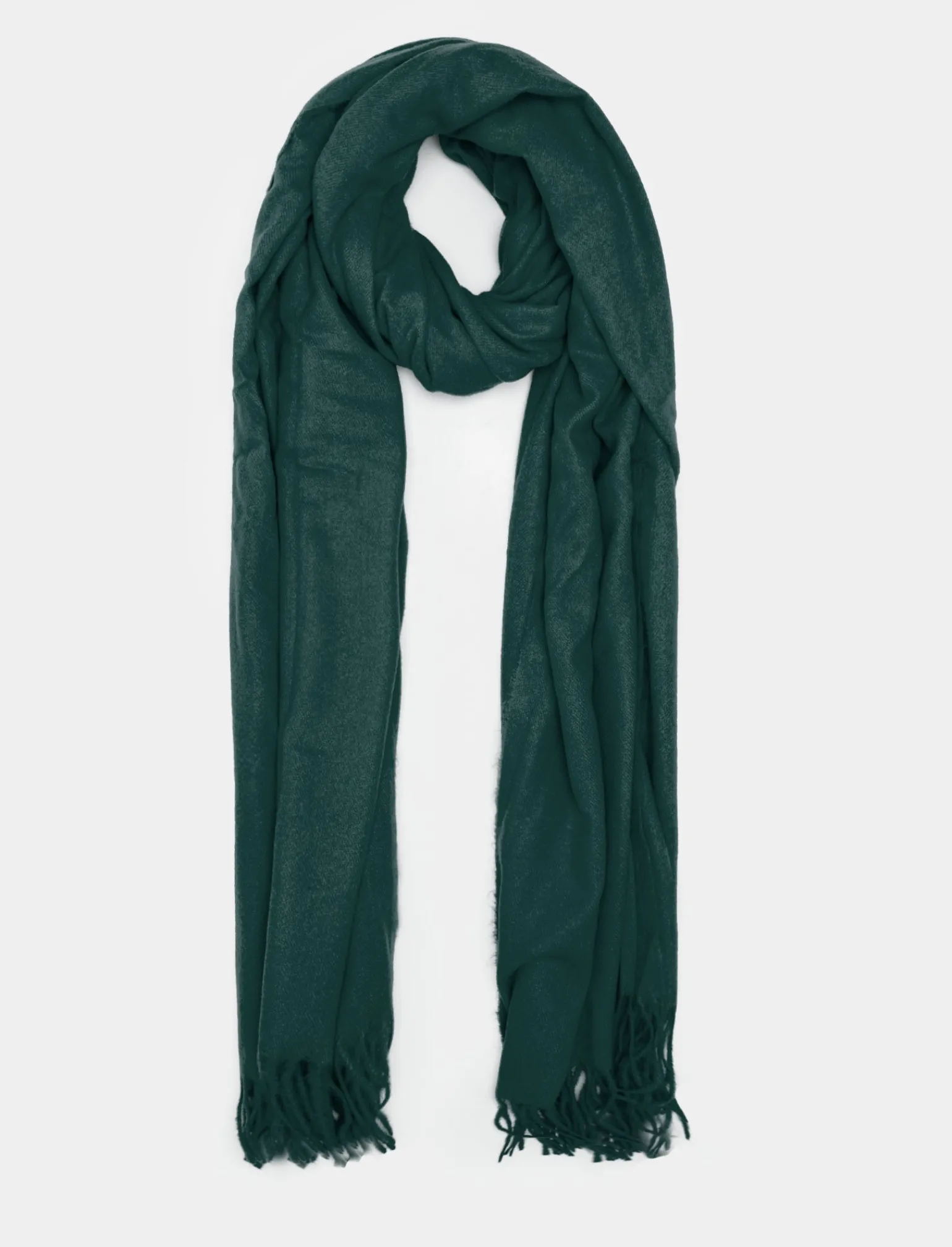 Donna Piazza Italia Foulard E Sciarpe<sciarpa donna unito c/frange - petrolio