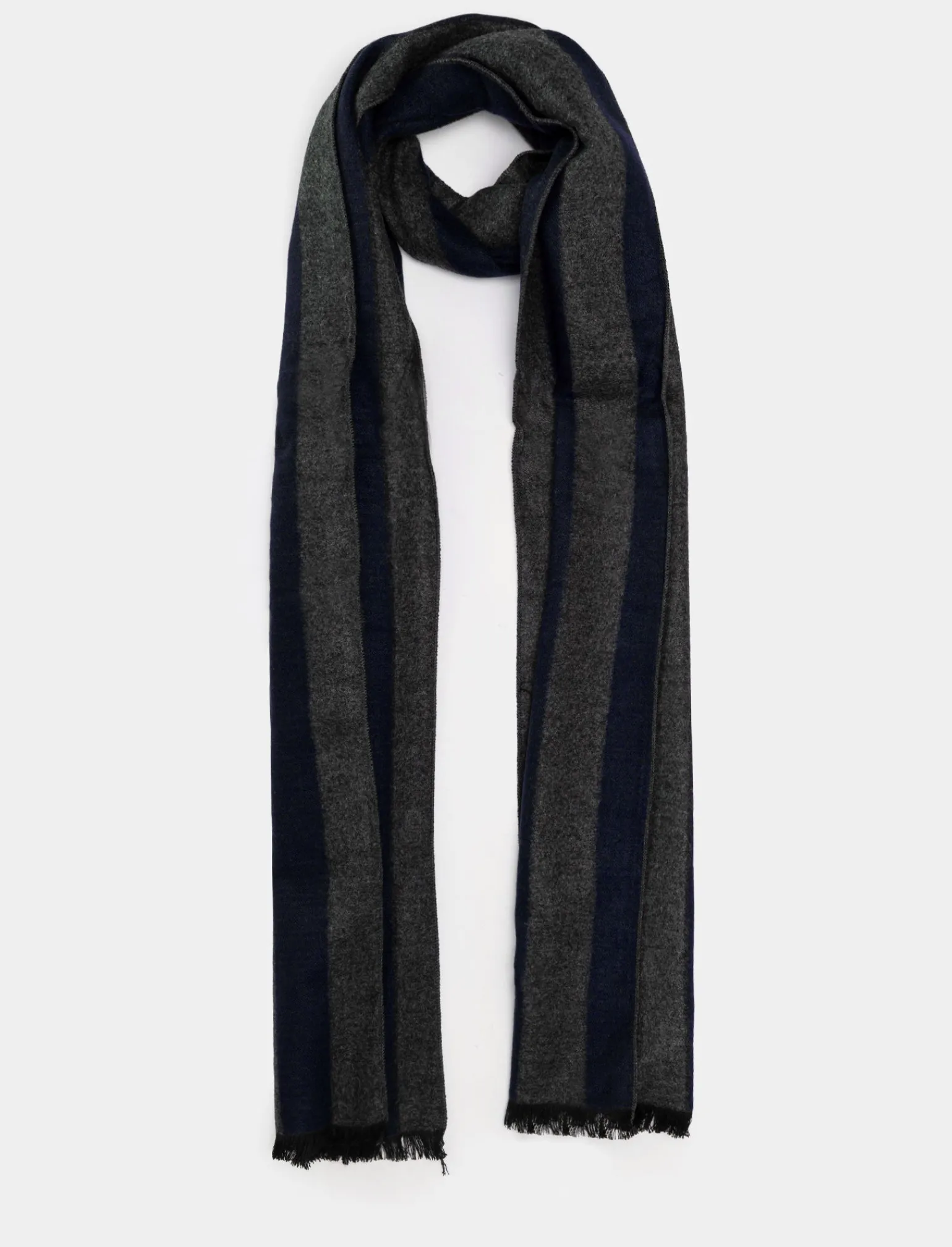 Uomo Piazza Italia Foulard E Sciarpe<Sciarpada uomo con viscosa a righe - -blu