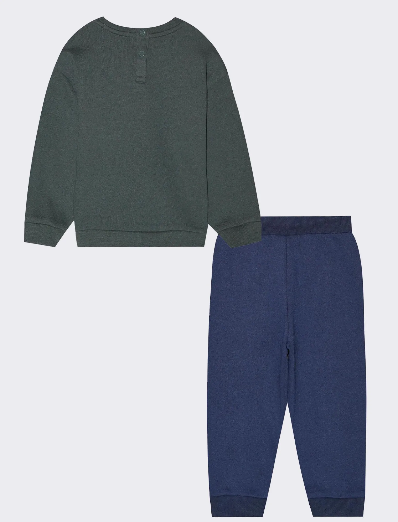 Piazza Italia Neonato | Completi<Set due pezzi felpa girocollo con stampa frontale e pantalone jogger -