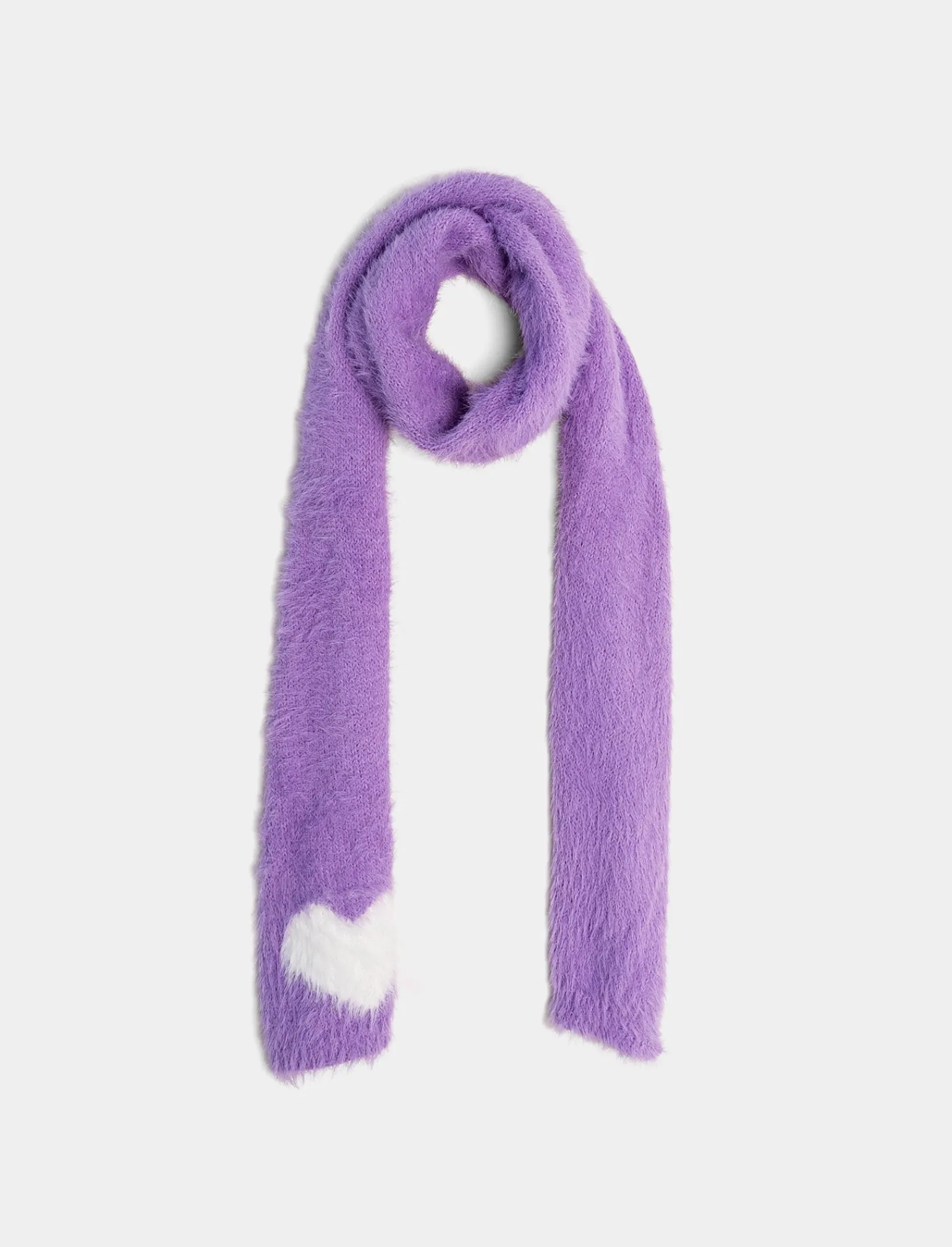 Piazza Italia Set<Set sciarpa e cappello da bambina con cuore - Lilla