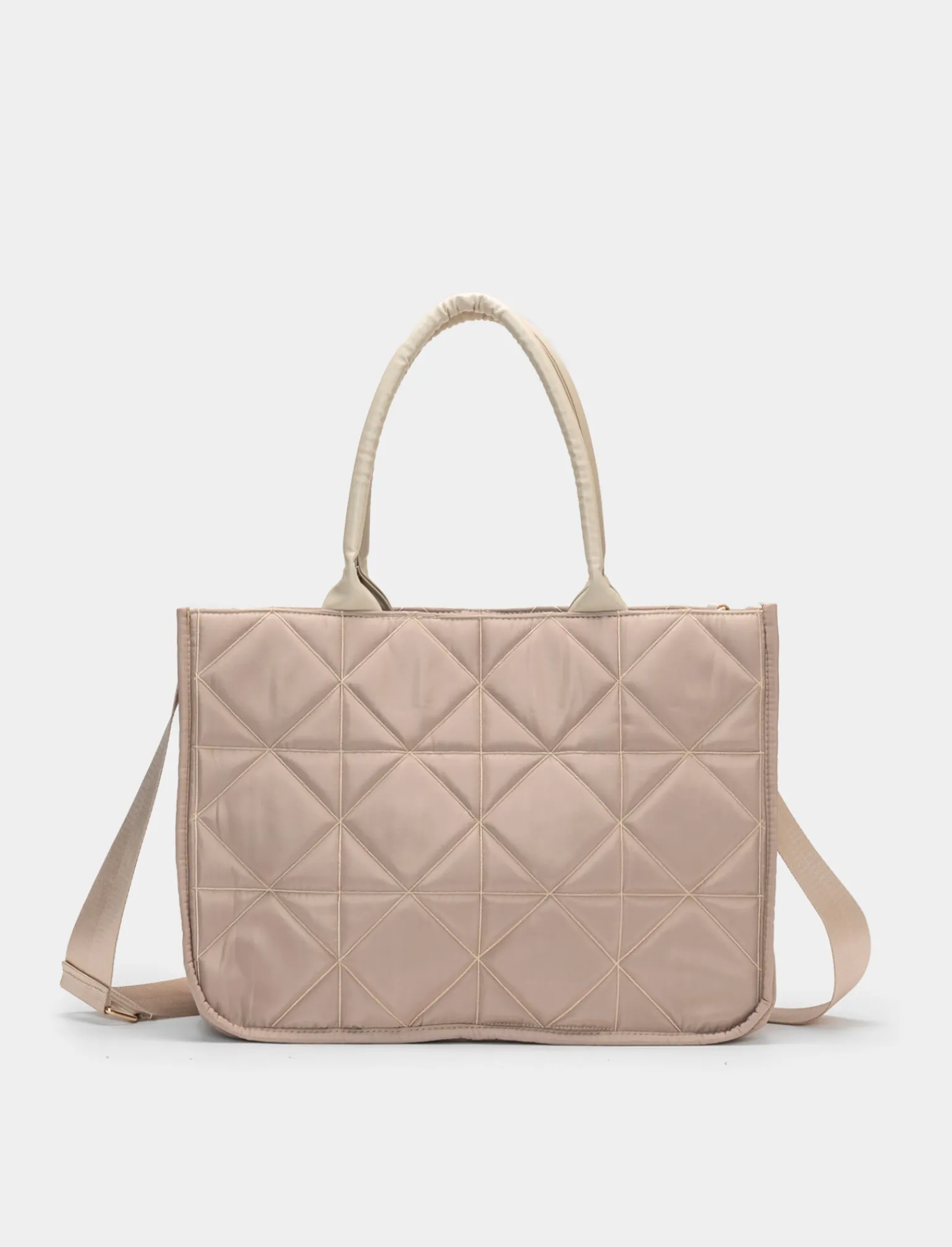Donna Piazza Italia Donna | Borse E Zaini<Shopper da donna con trapuntatura in nylon -
