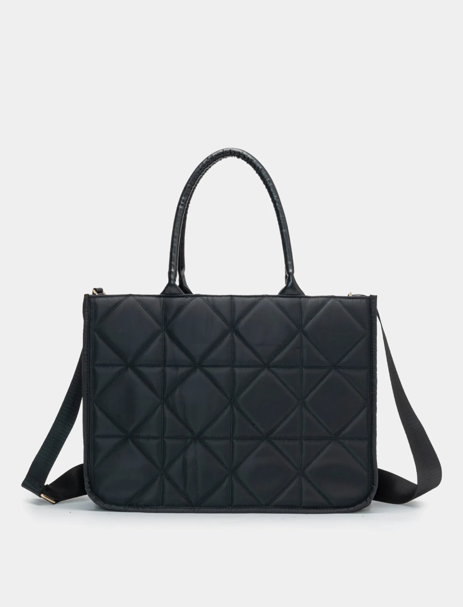 Donna Piazza Italia Donna | Borse E Zaini<Shopper da donna con trapuntatura in nylon -