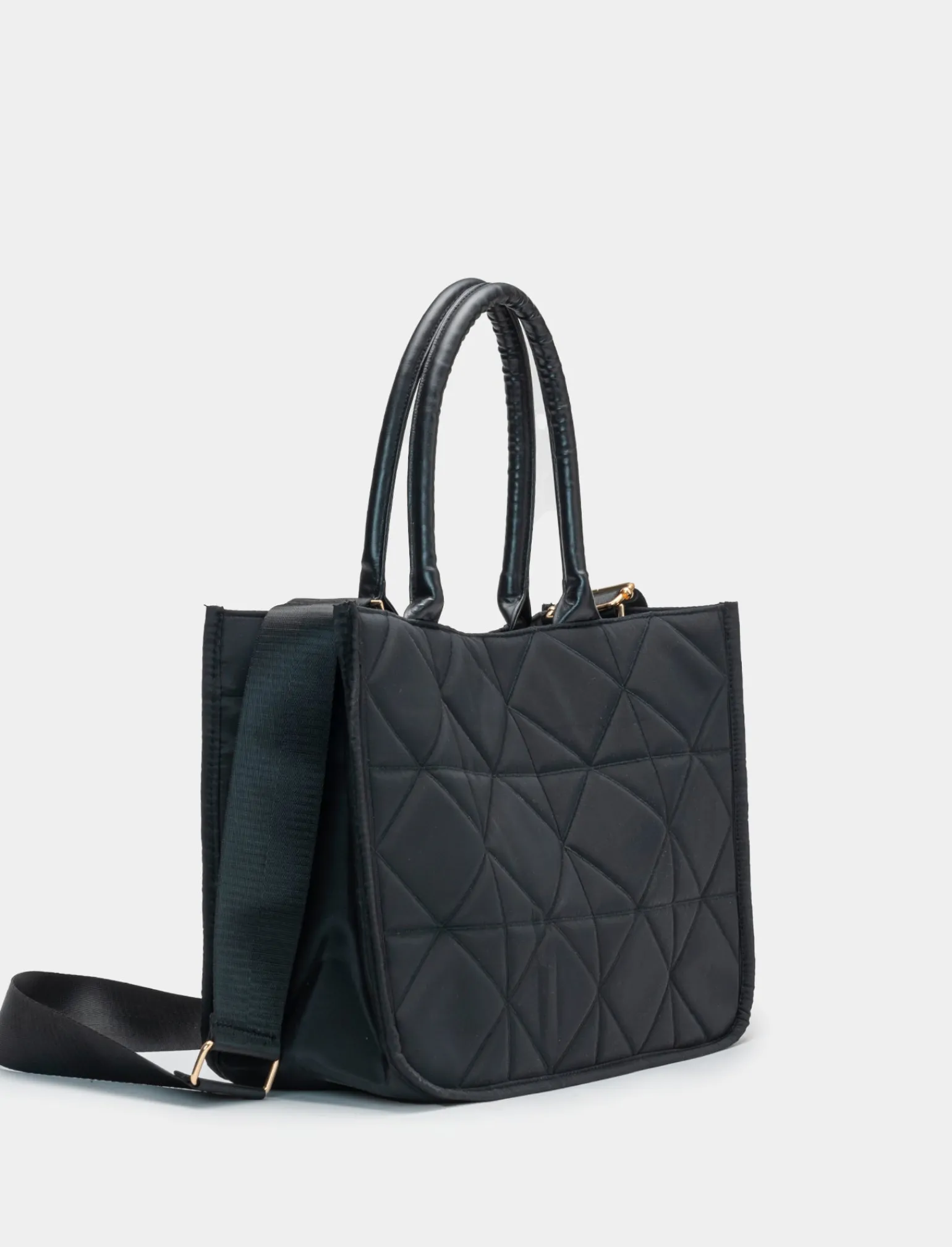 Donna Piazza Italia Donna | Borse E Zaini<Shopper da donna con trapuntatura in nylon -