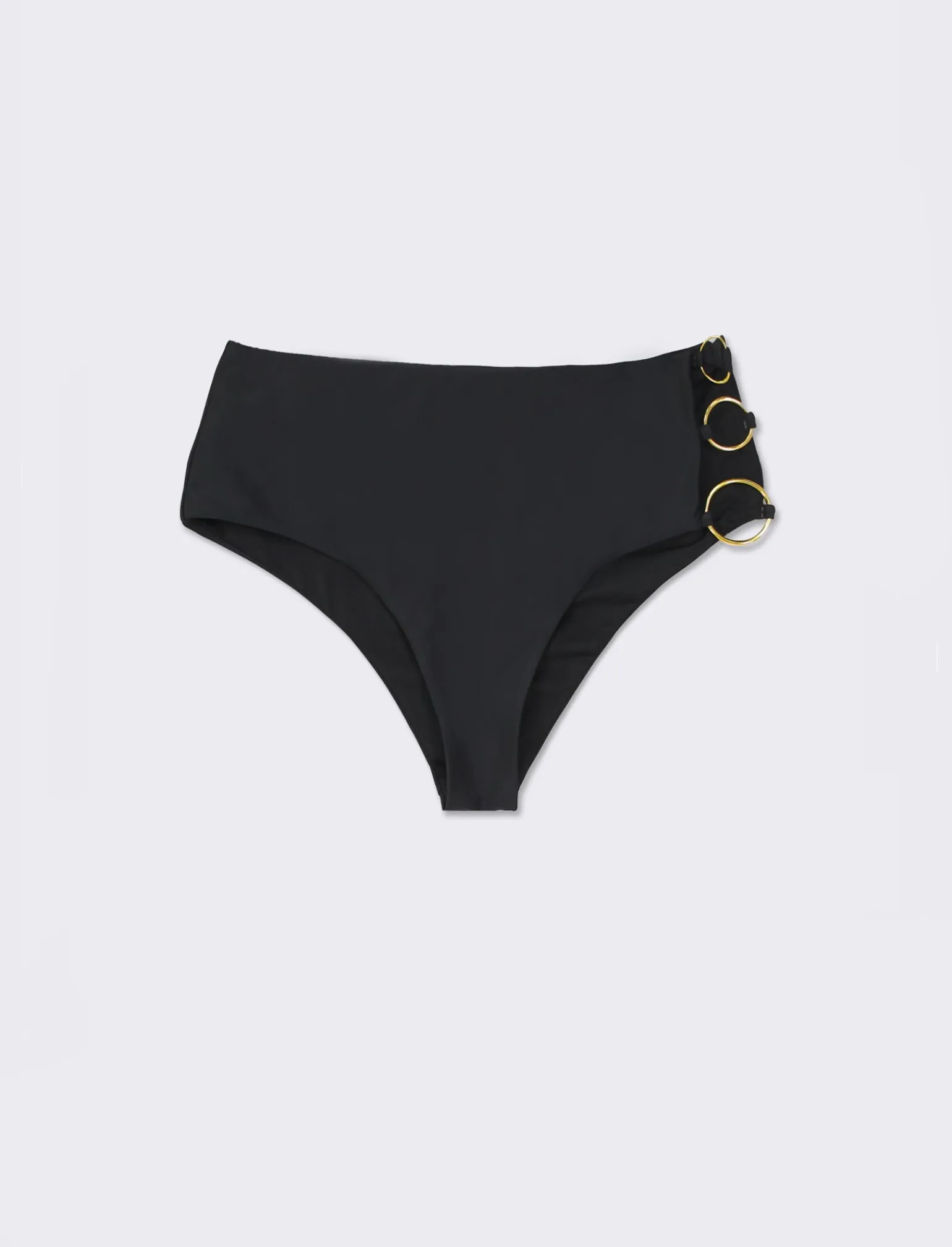 Donna Piazza Italia Donna<Slip mare vita alta con anelli -