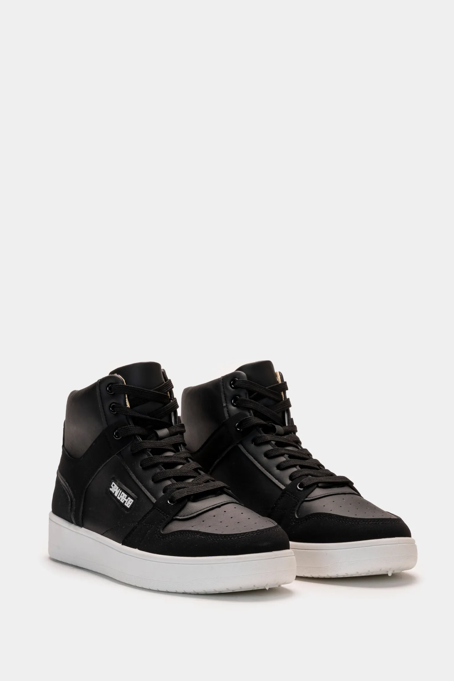 Uomo Piazza Italia Uomo | Sneakers<Sneakers a collo alto con riporti -