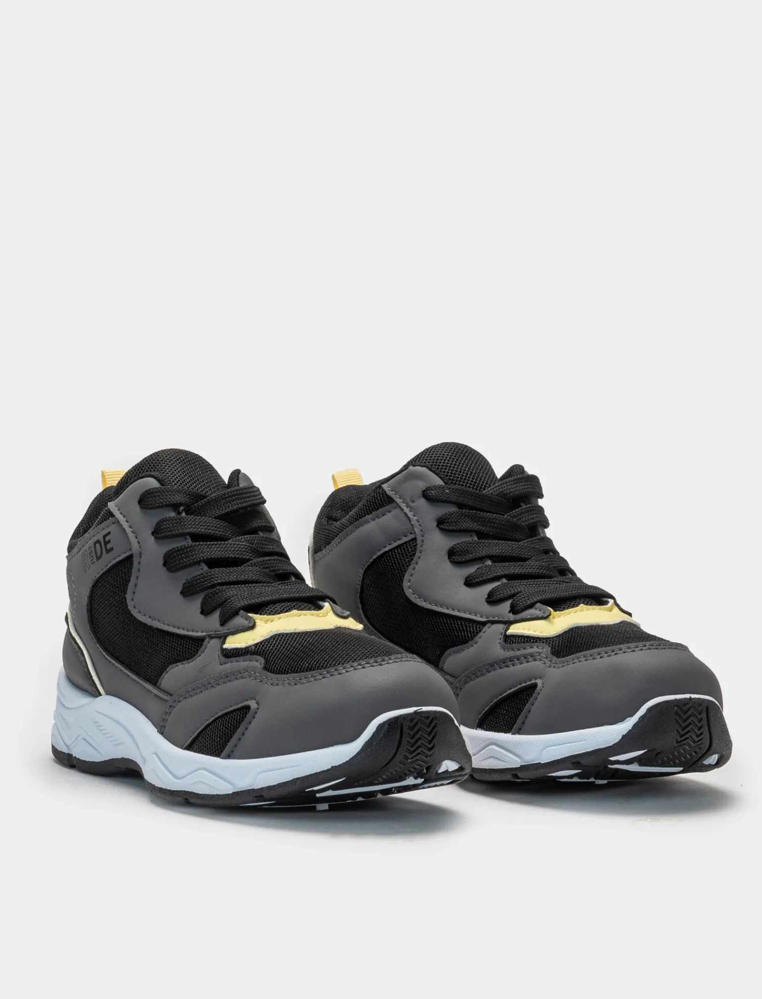 Bambino Piazza Italia Bambino | Sneakers<Sneakers a collo alto in poliuretano e inserti -