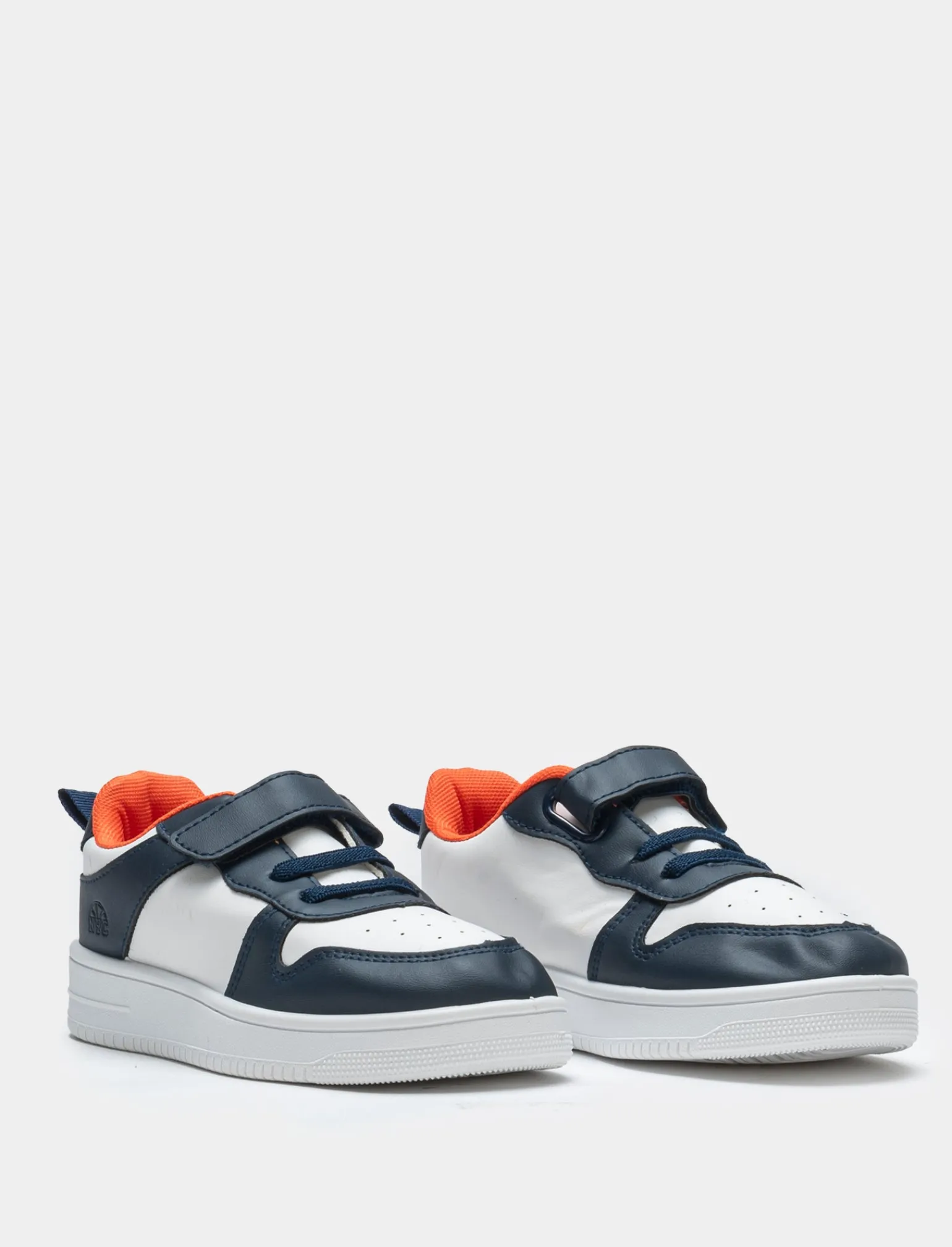 Bambino Piazza Italia Bambino | Sneakers<Sneakers bicolor in poliuretano bianco con riporti e strappo. -