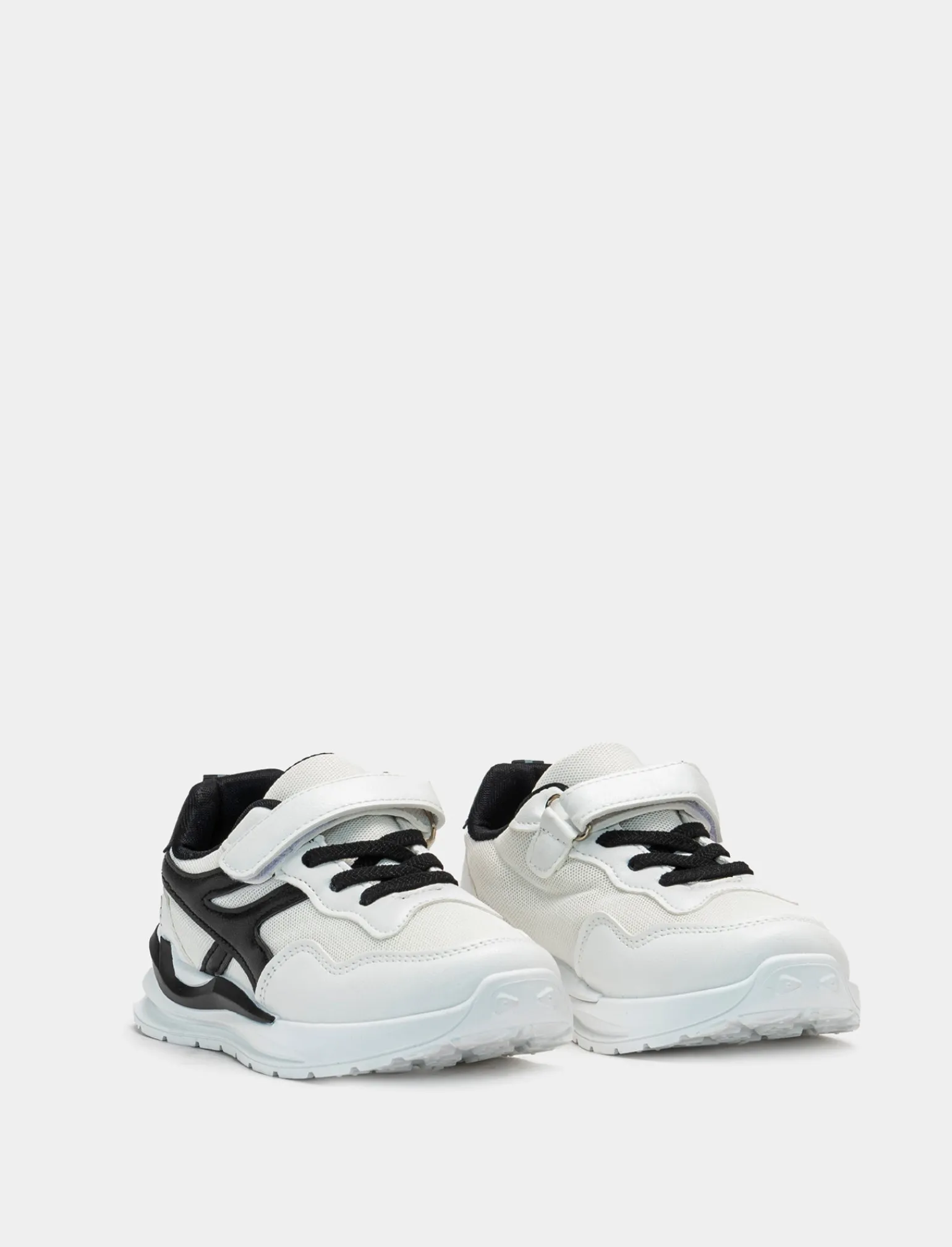 Bambino Piazza Italia Bambino | Sneakers<Sneakers con riporti neri e strappo -