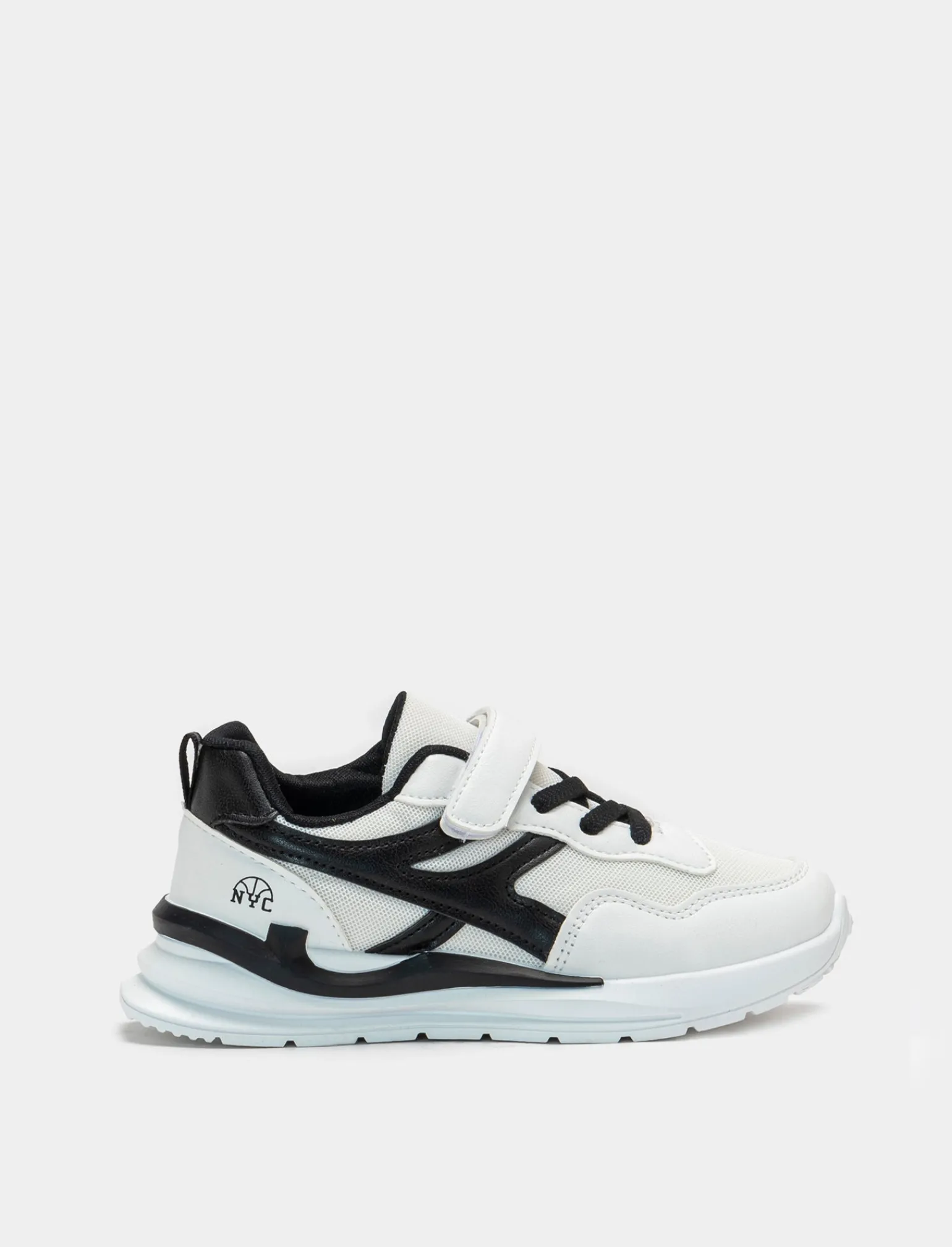 Bambino Piazza Italia Bambino | Sneakers<Sneakers con riporti neri e strappo -