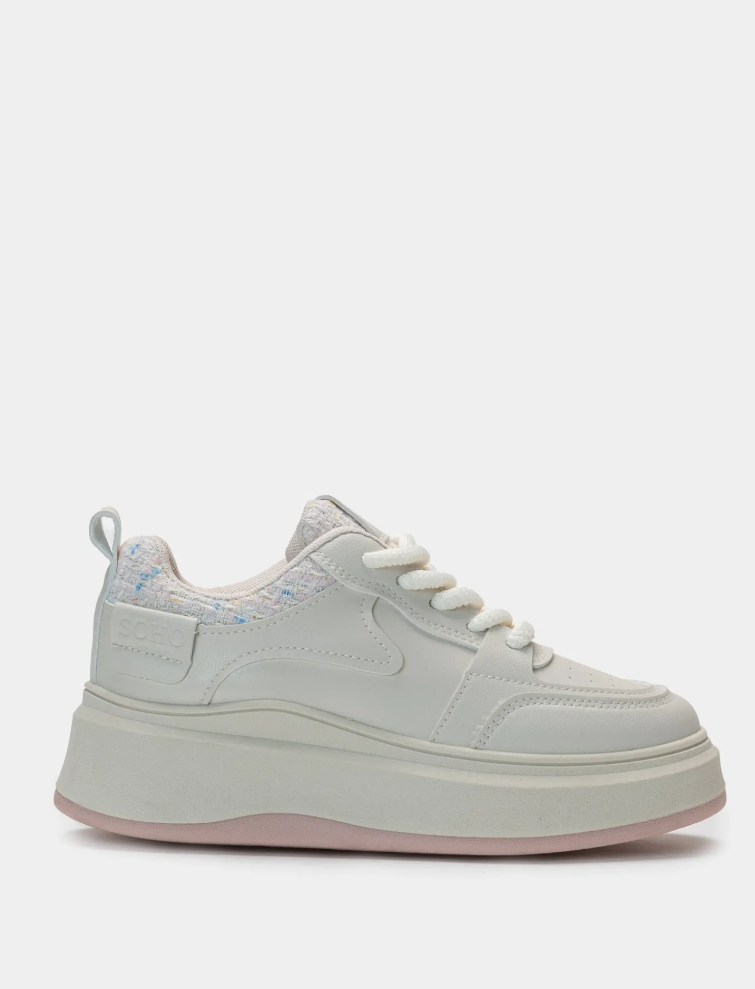 Donna Piazza Italia Sneakers<Sneakers con riporto in tessuto tweed -