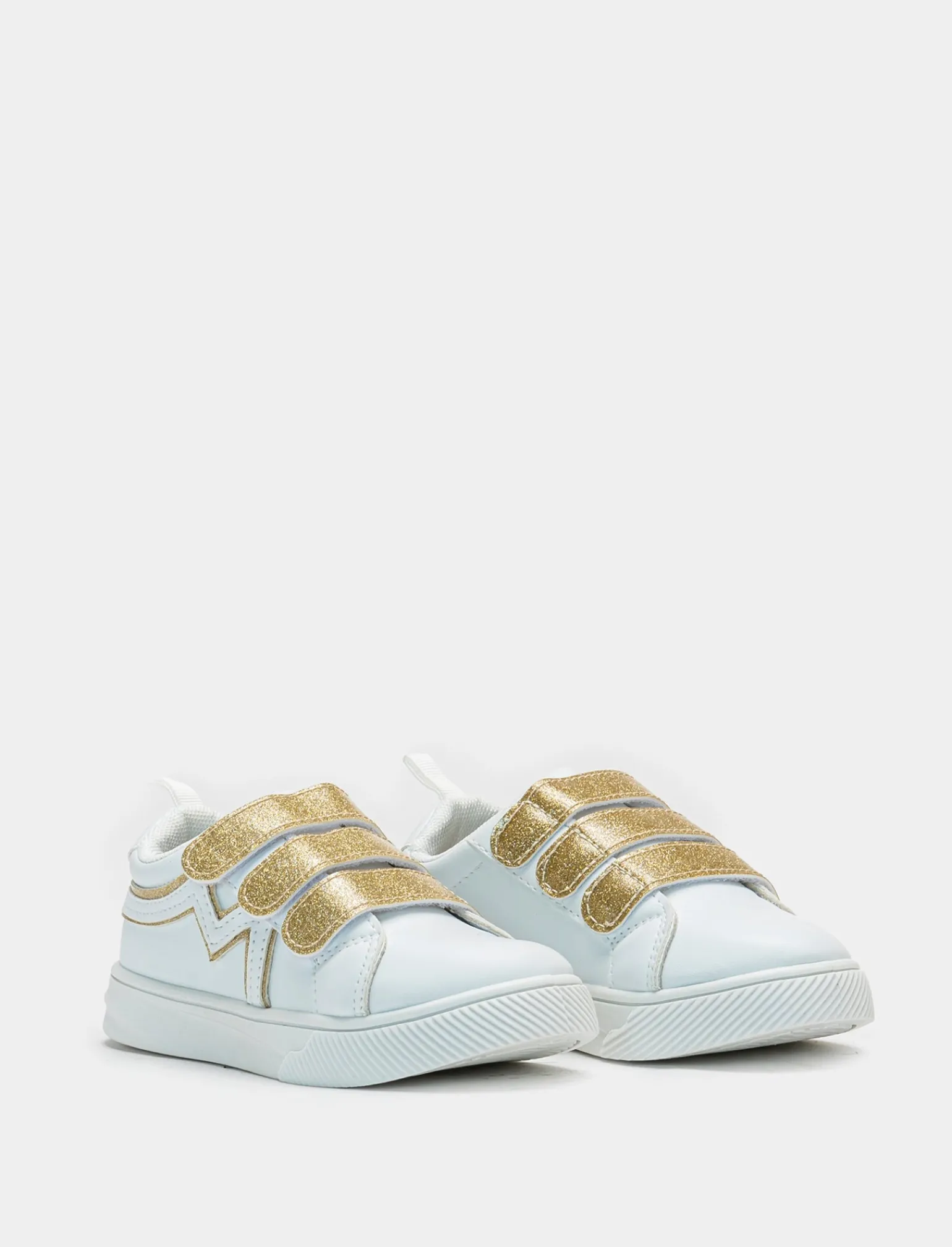 Piazza Italia Bambina<Sneakers con strappi glitterati dorati -