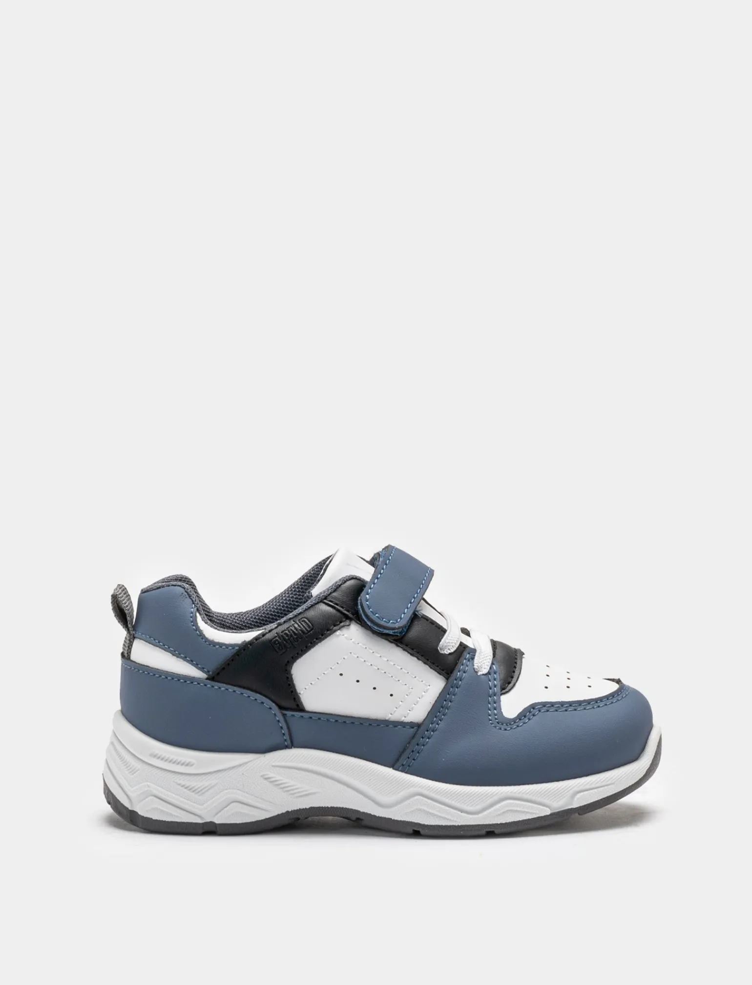 Bambino Piazza Italia Bambino | Sneakers<Sneakers con strappo, in poliuretano bianco con riporti grigi e neri. -
