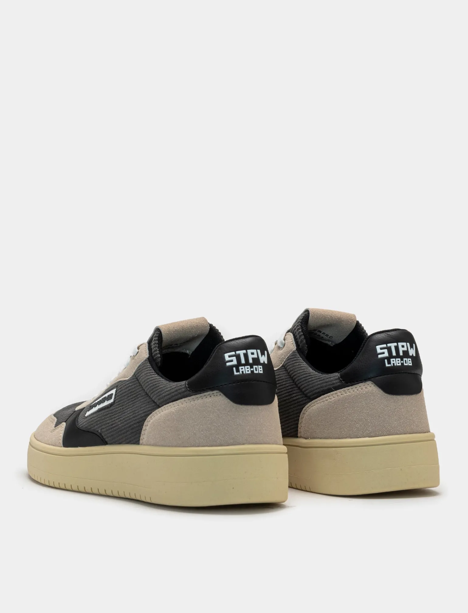 Uomo Piazza Italia Uomo | Sneakers<Sneakers in velluto sintetico a coste e inserti in microfibra -