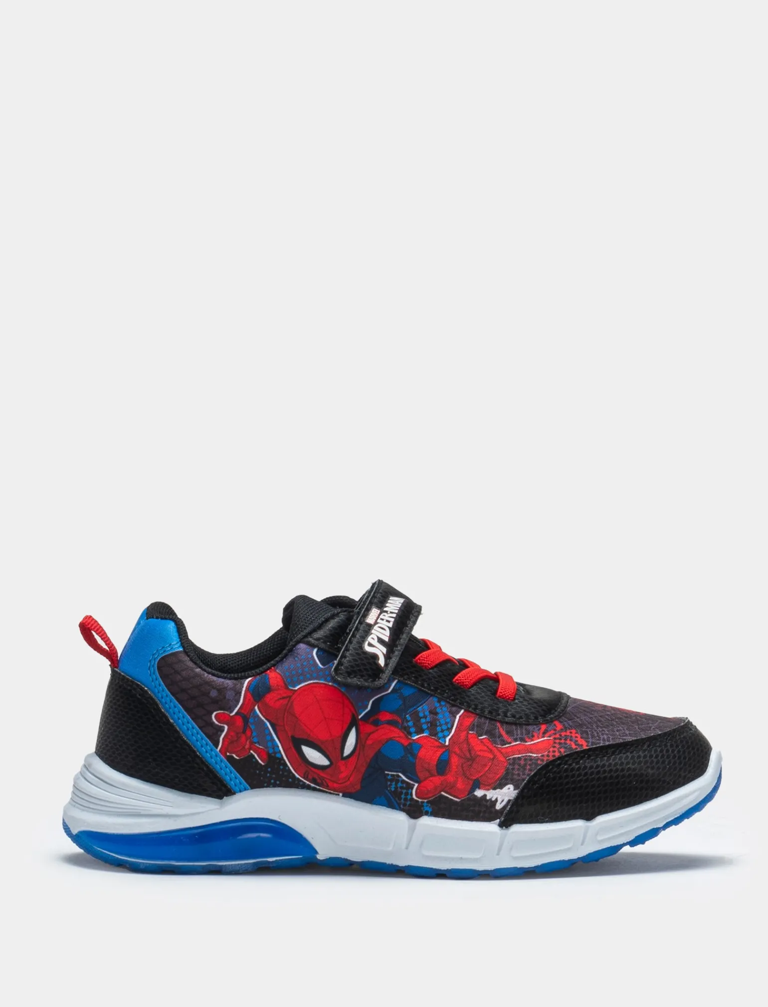 Bambino Piazza Italia Bambino | Sneakers<Sneakers light con strappo e stampa Spiderman - -blu