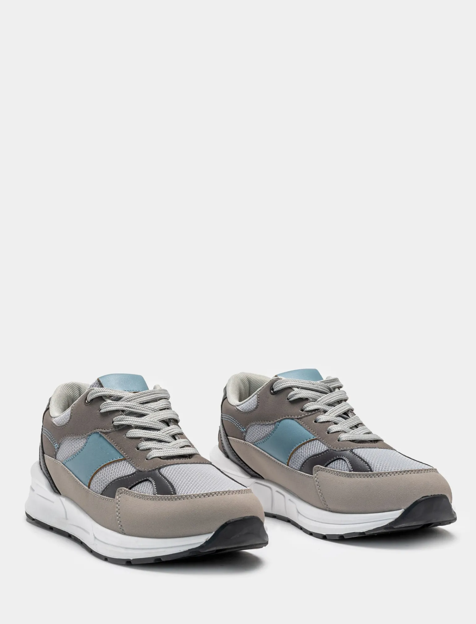 Uomo Piazza Italia Uomo | Sneakers<Sneakers multicolor in poliuretano e tessuto sintetico. -