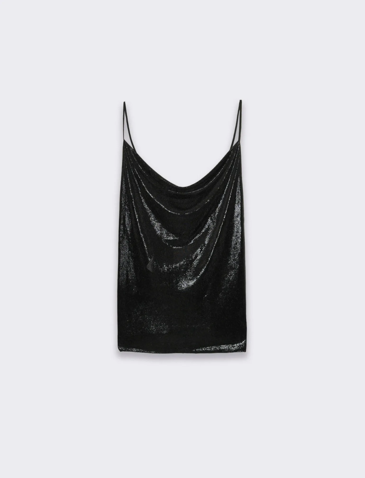 Donna Piazza Italia Donna | T-Shirt E Top<Top in lurex con scollo vulcano e bretelline -