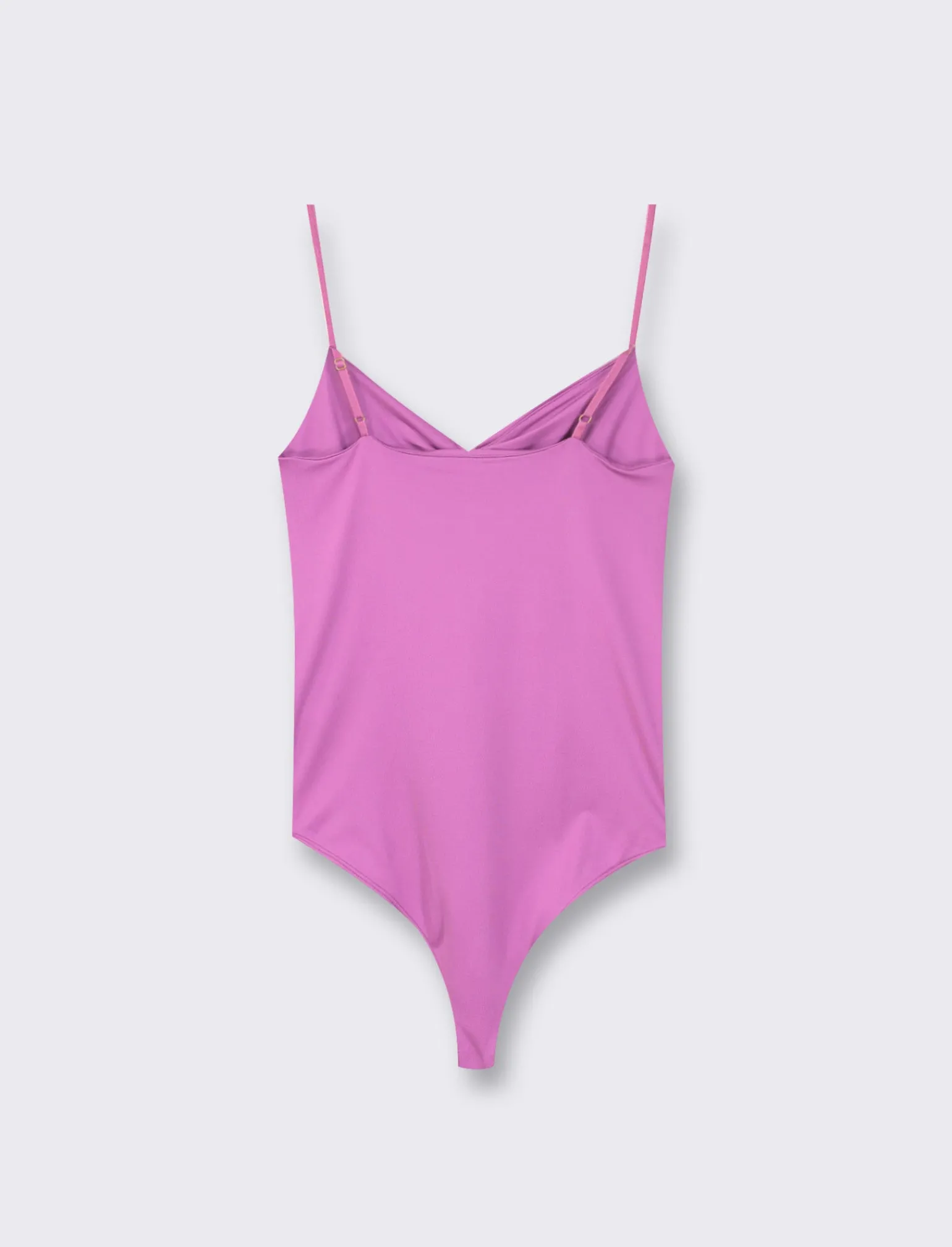 Donna Piazza Italia Donna | T-Shirt E Top<Top modello body con spalline regolabili ed arriccio sul davanti e abbottonatura inferiore -