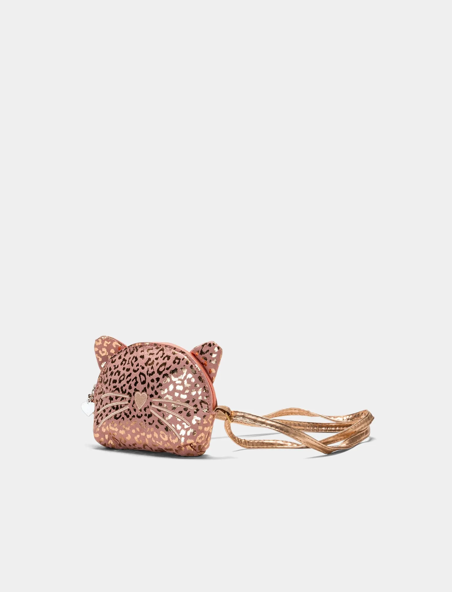 Piazza Italia Bambina | Borse E Zaini<Tracolla con stampa gattina e pon pon - Rosa