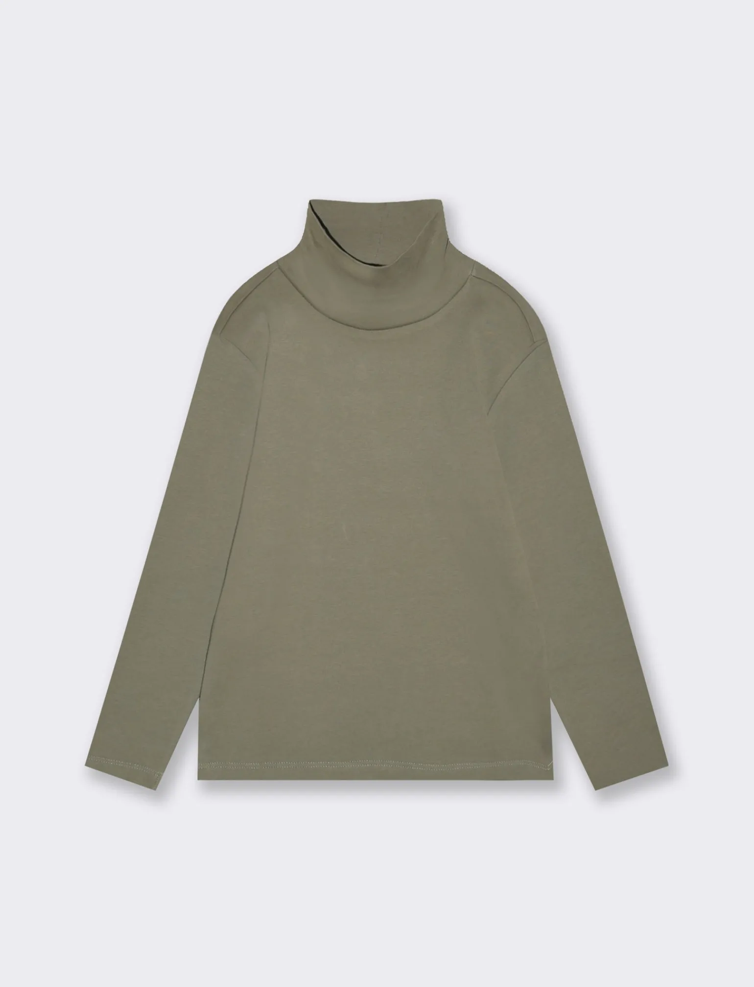Bambino Piazza Italia Maglieria<T-shirt collo alto caldo cotone da bambino - militare