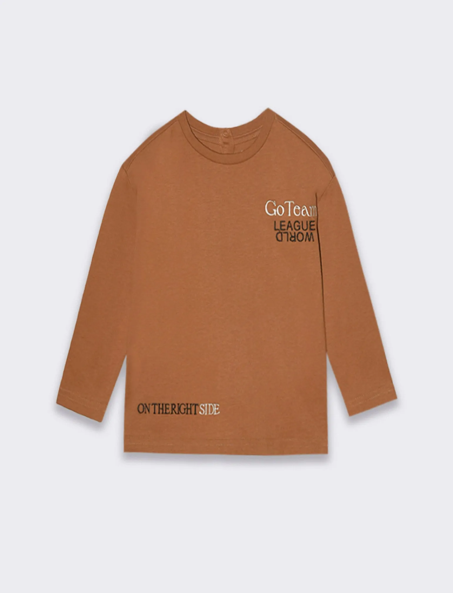 Piazza Italia Neonato | T-Shirt E Top<T-shirt con grande stampa sul dietro - tabacco