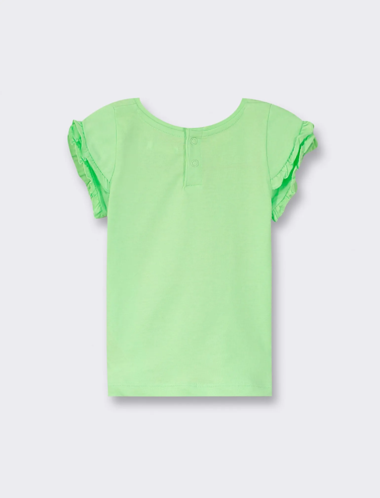 Piazza Italia Neonata<T-shirt con stampa frontale e glitter -