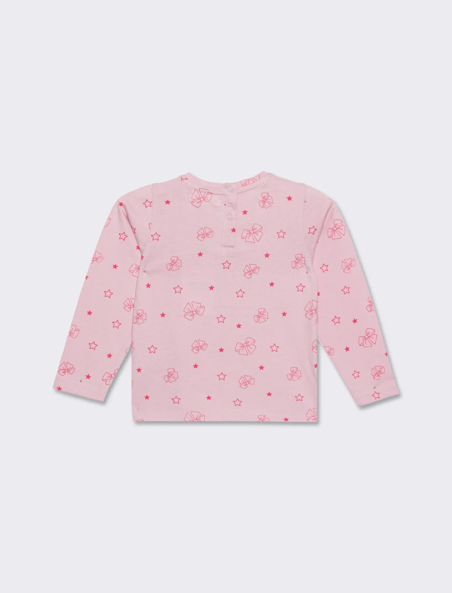 Piazza Italia Neonata<T-shirt girocollo con stampa fantasia mylar sul davanti da neonata -