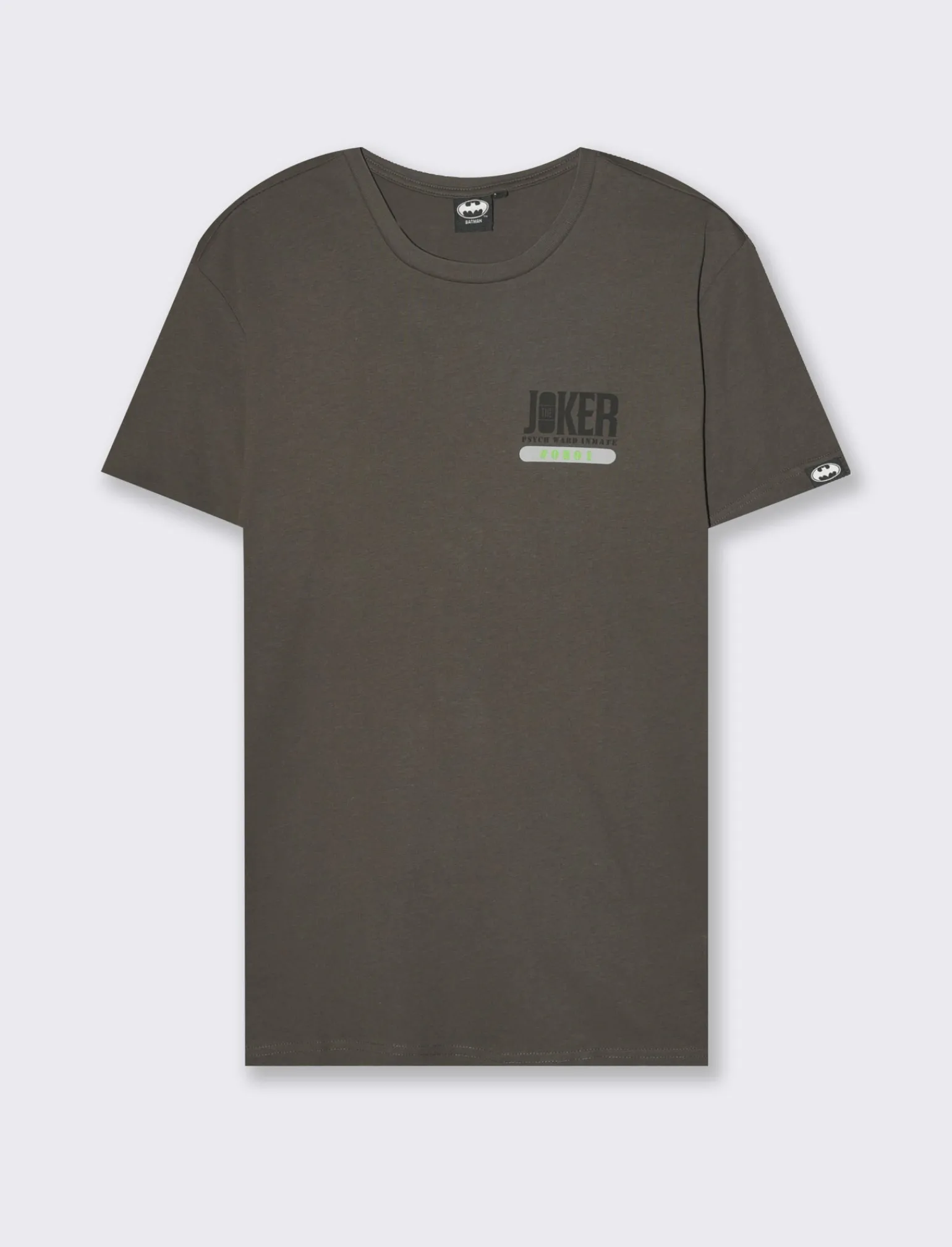 Uomo Piazza Italia Uomo | Polo E T-Shirt<T-shirt girocollo maniche corte regular fit in jersey e stampa DC Comics license - piombo