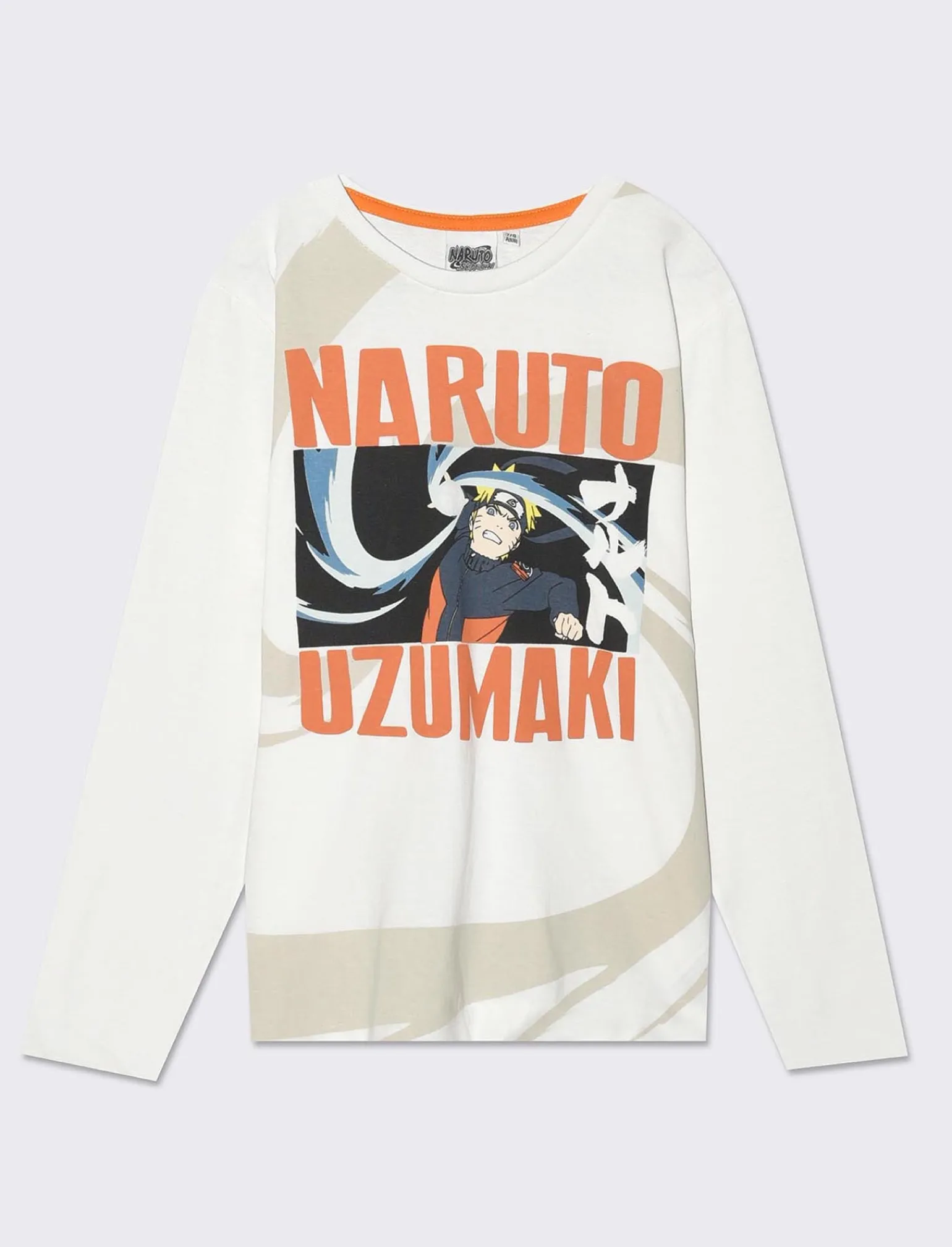 Bambino Piazza Italia Bambino | Maglieria<T-shirt in jersey girocollo con stampa Naruto in tre modelli colore - sporco