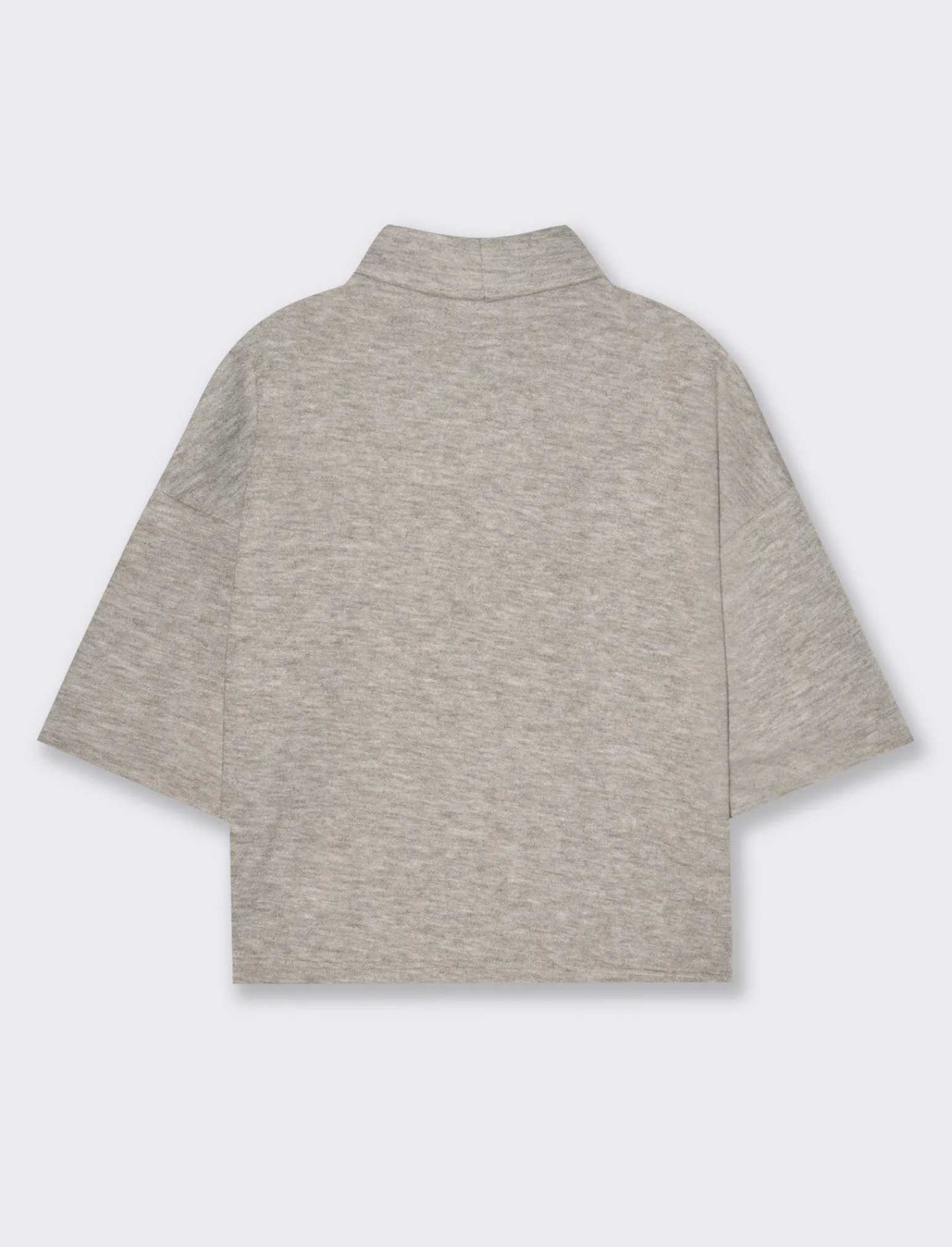 Donna Piazza Italia T-Shirt E Top<T-shirt in maglia a collo alto - Tortora melange